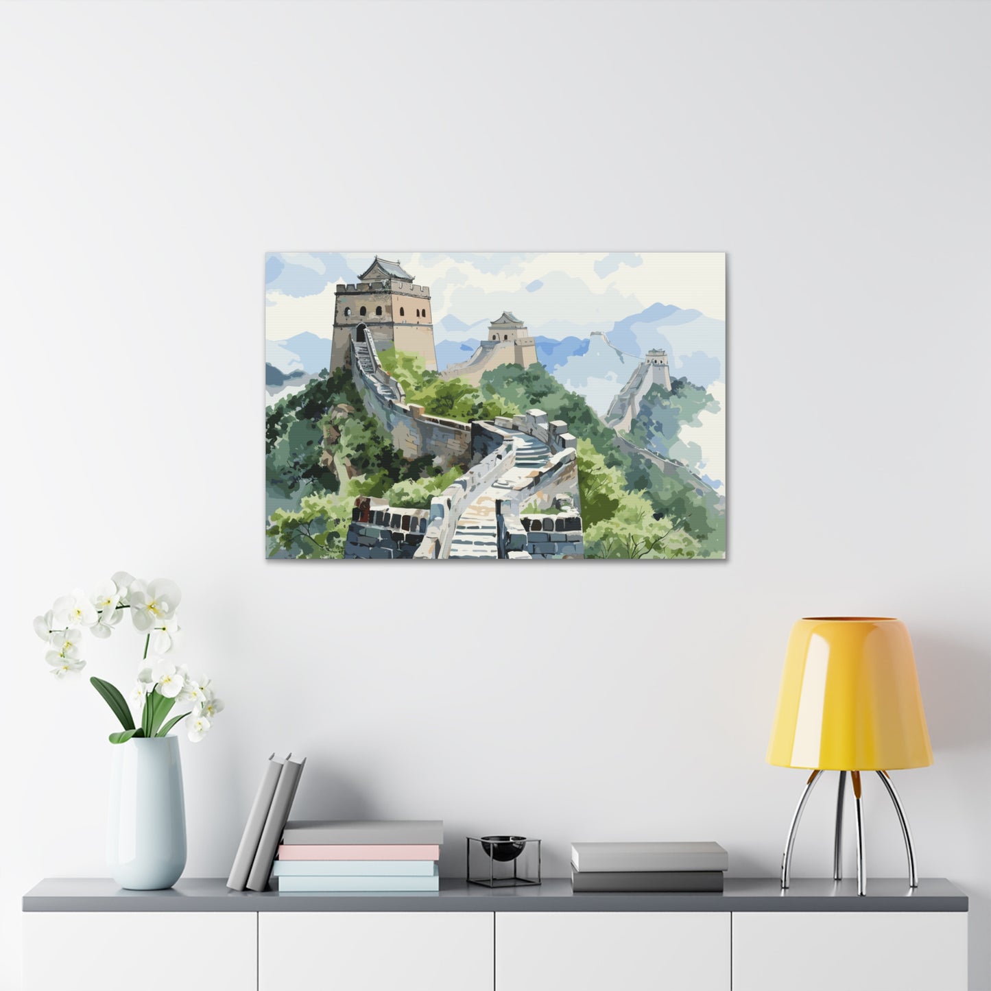 Great Wall Of China, canvas wrap