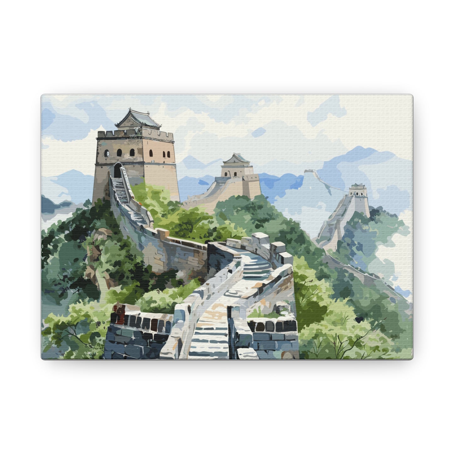 Great Wall Of China, canvas wrap