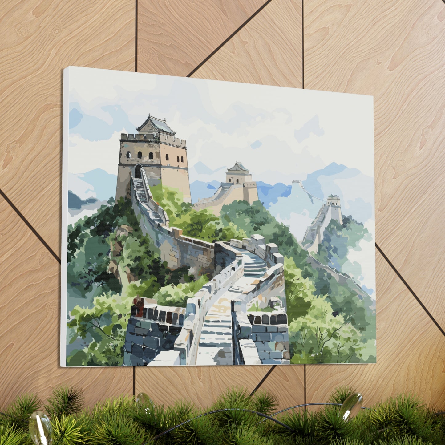 Great Wall Of China, canvas wrap