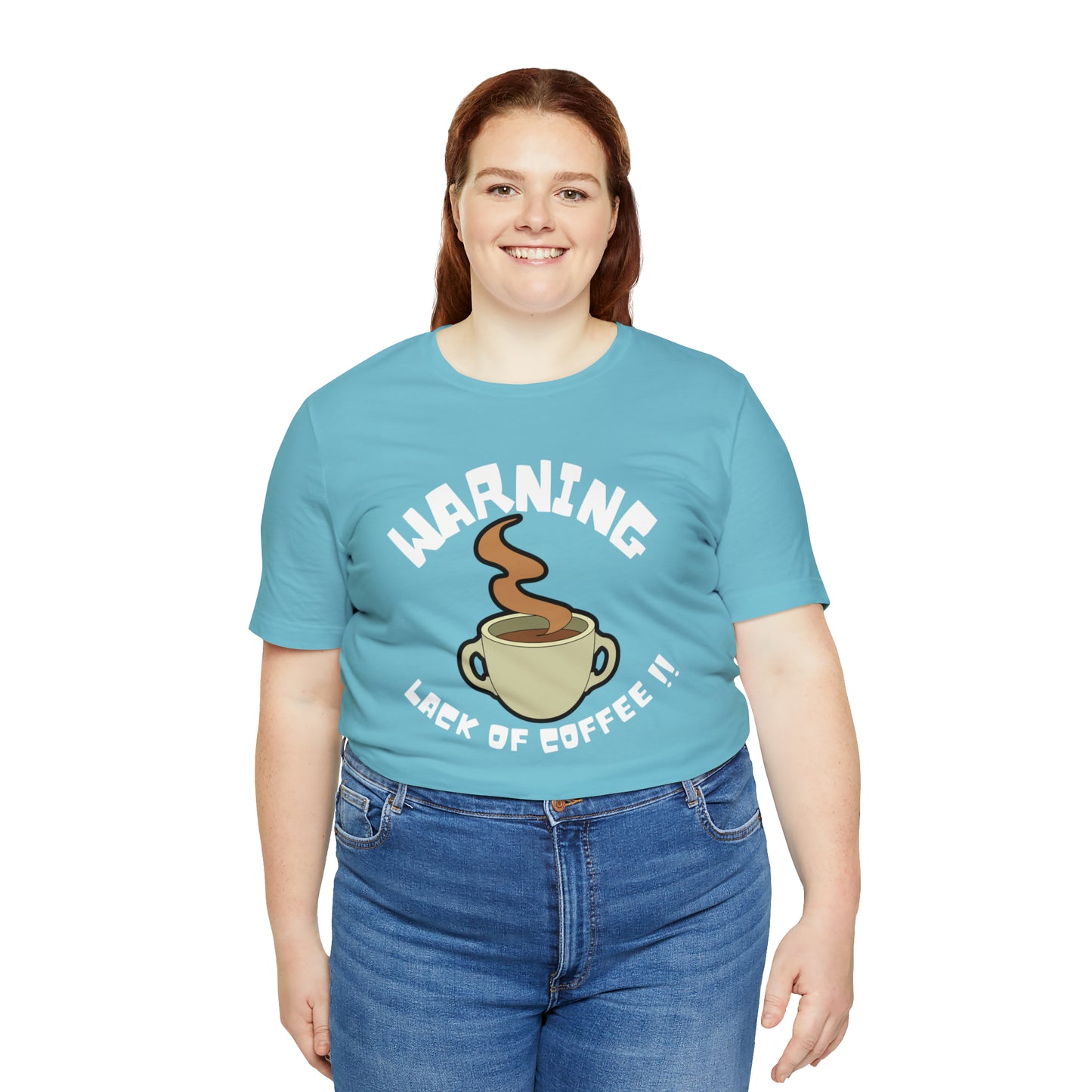 Unisex COFFEE WARNING Jersey Short Sleeve Tee