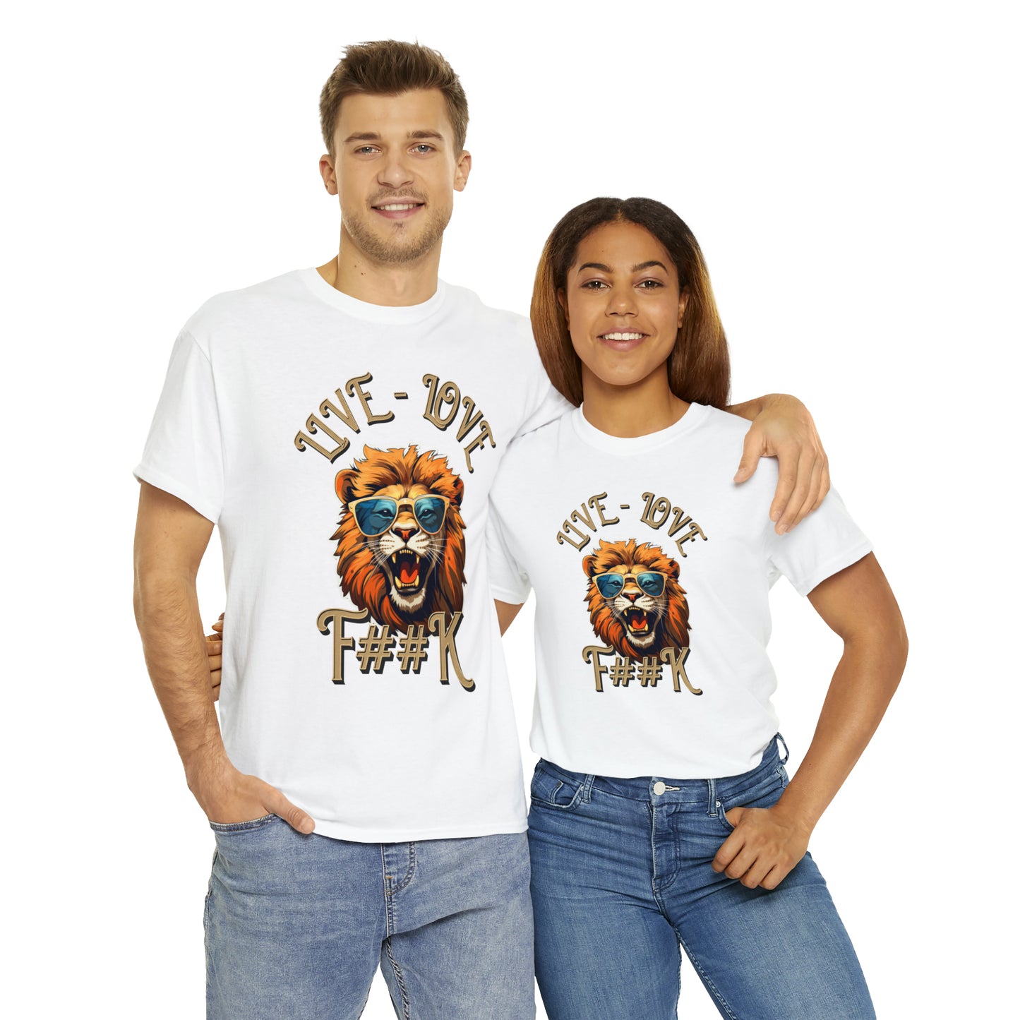 Unisex Lion Heavy Cotton Tee