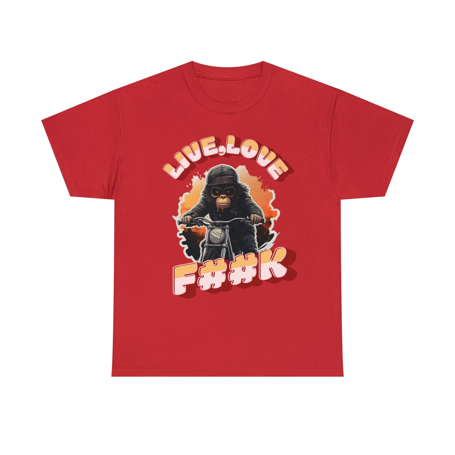 Unisex happy monkey collection Heavy Cotton Tee