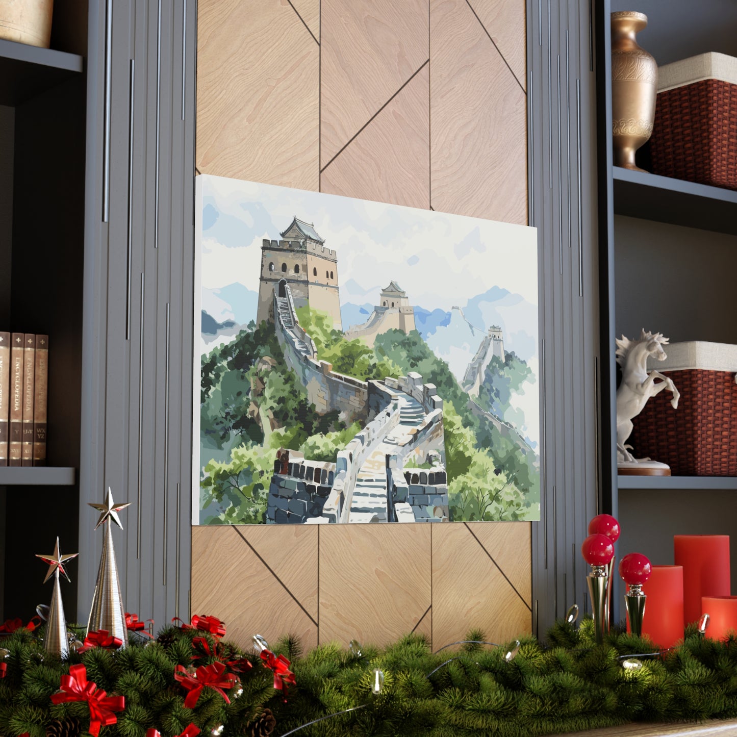 Great Wall Of China, canvas wrap
