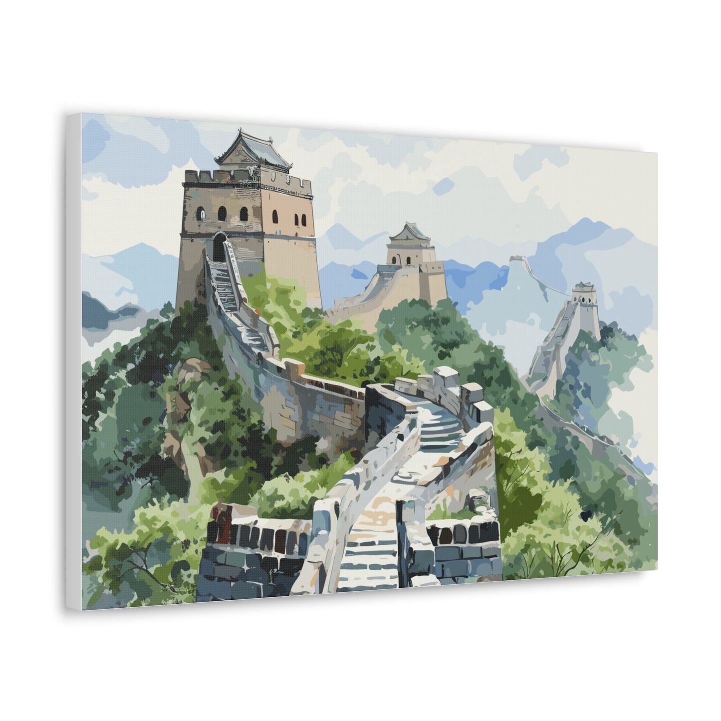 Great Wall Of China, canvas wrap