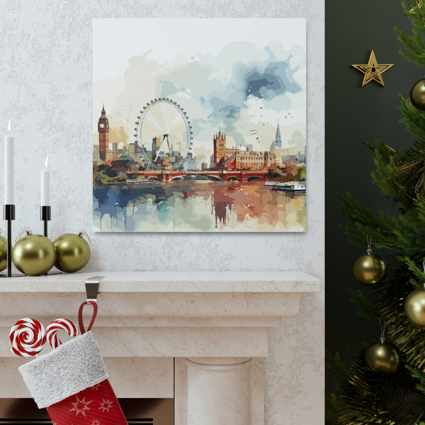 London skyline, Canvas Gallery Wraps