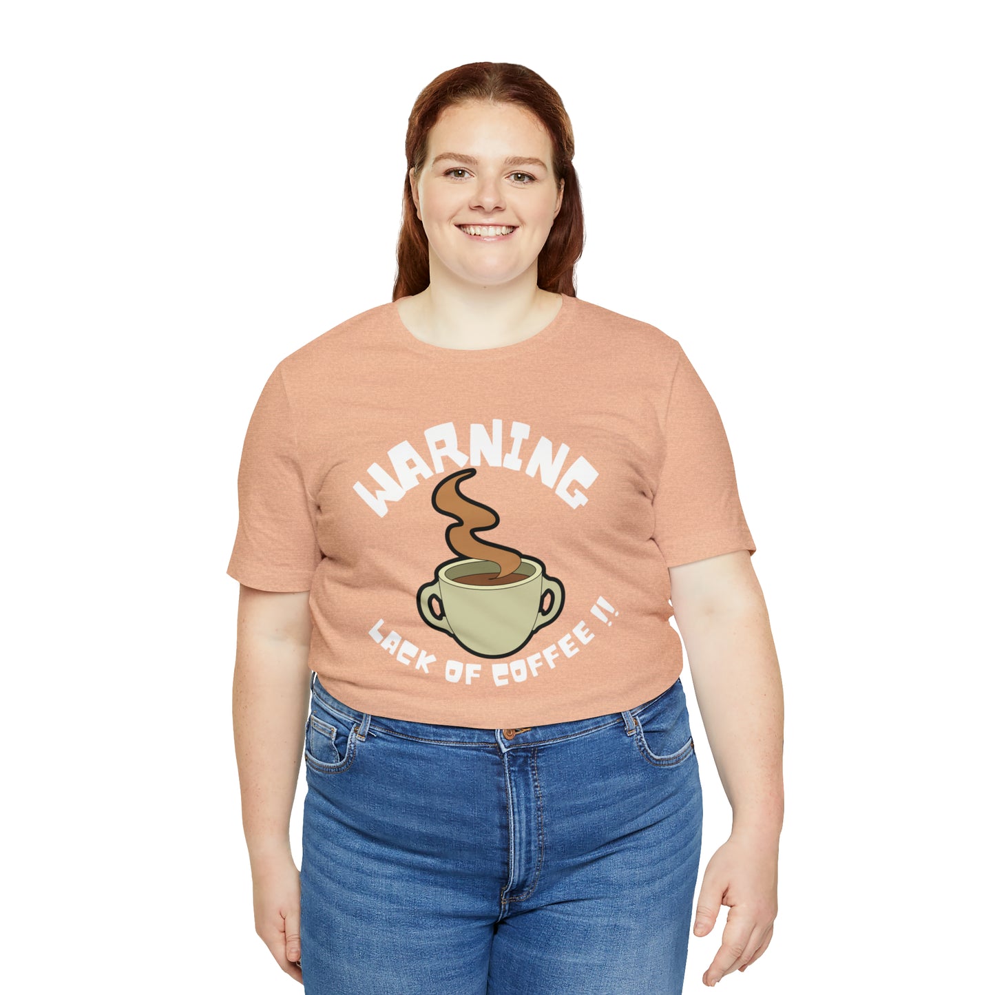 Unisex COFFEE WARNING Jersey Short Sleeve Tee
