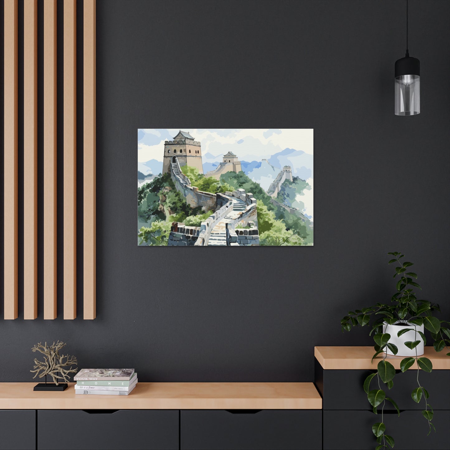 Great Wall Of China, canvas wrap