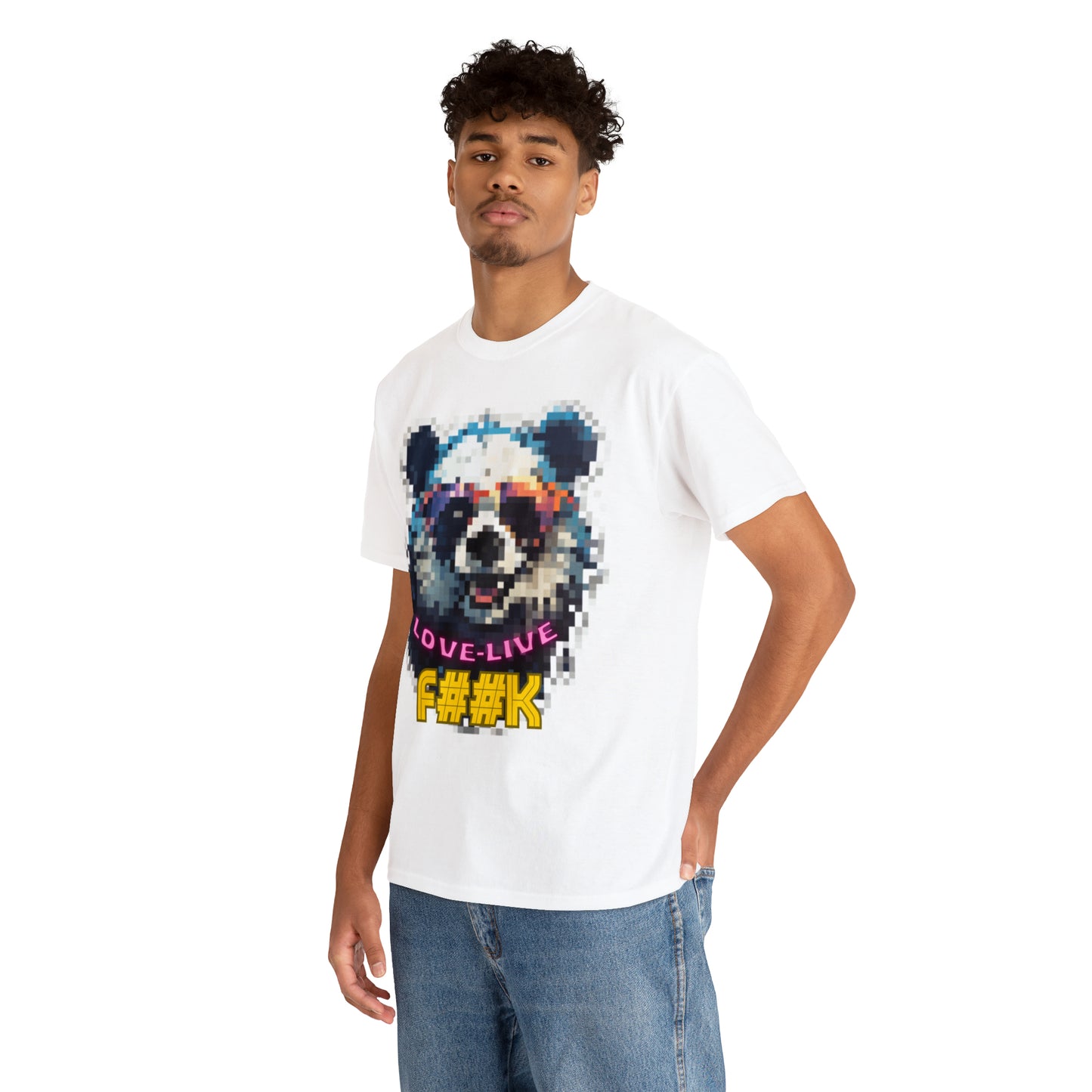 Unisex panda Heavy Cotton Tee