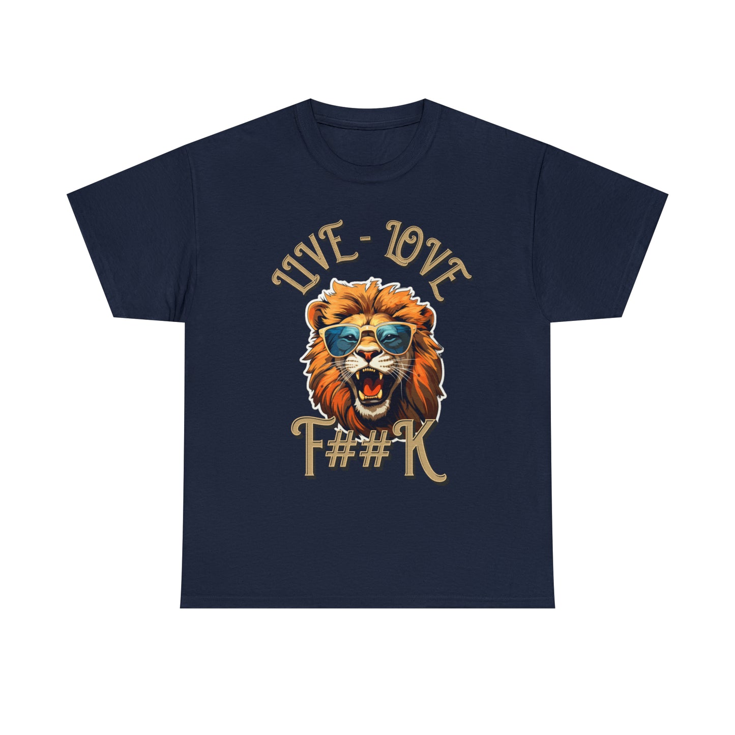 Unisex Lion Heavy Cotton Tee