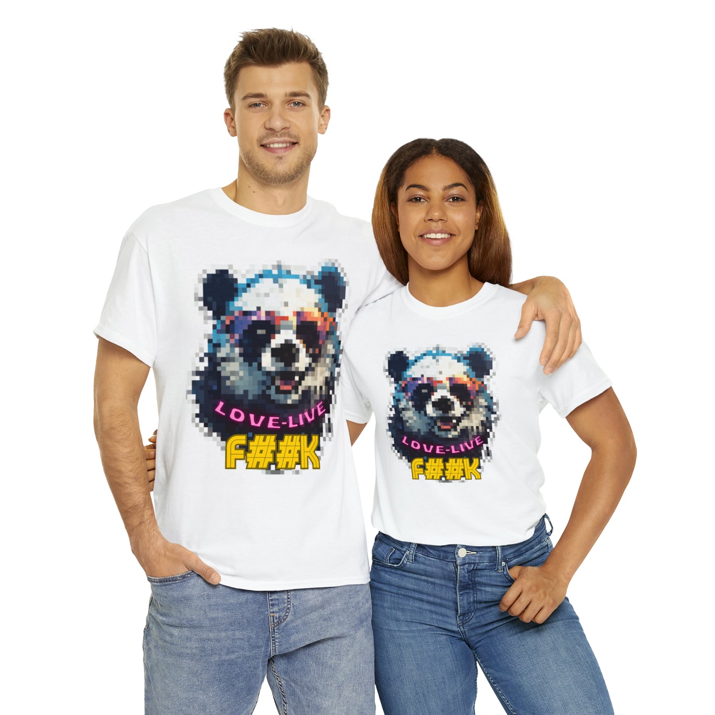 Unisex panda Heavy Cotton Tee
