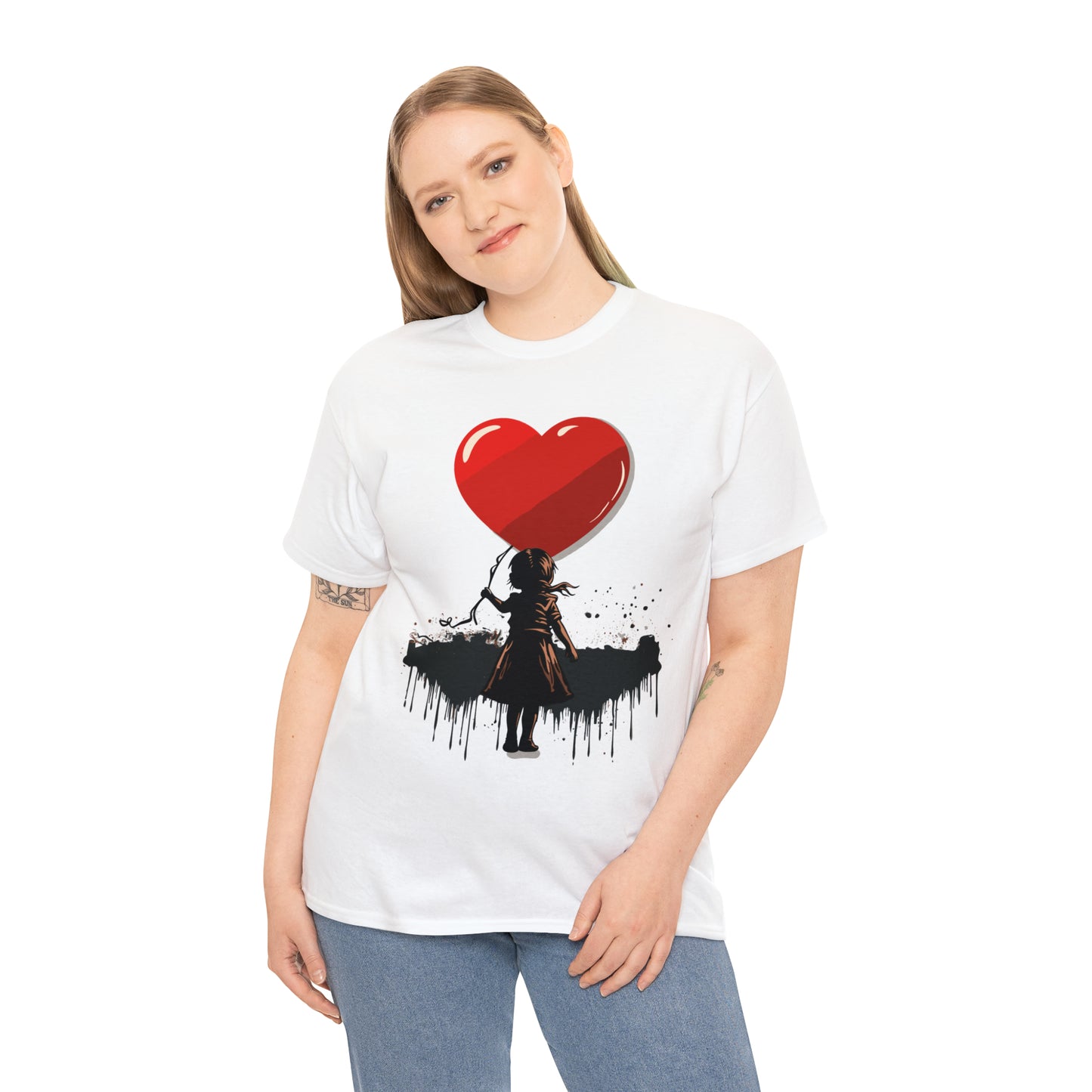 Unisex Love not war collection Heavy Cotton Tee