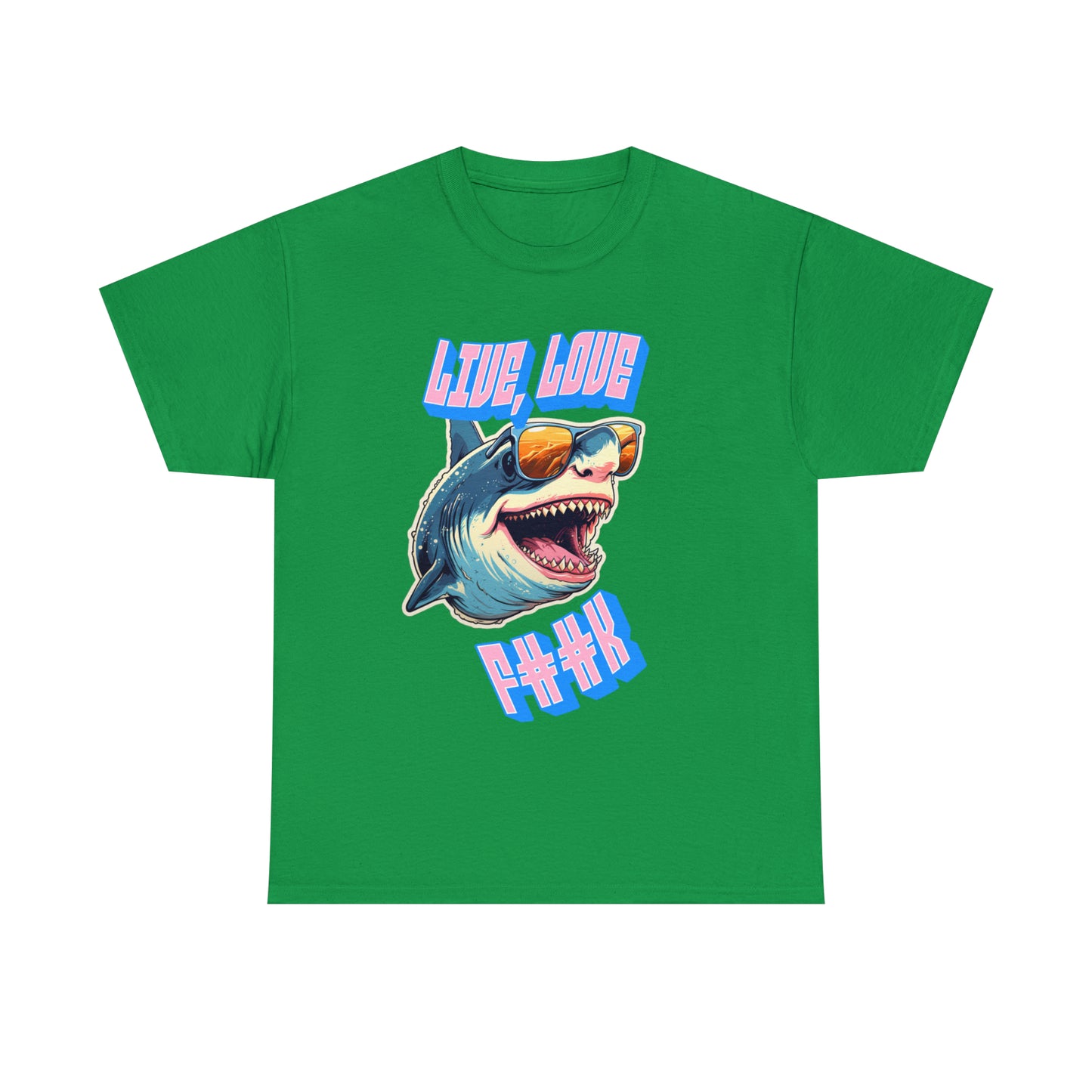 Unisex shark Heavy Cotton Tee