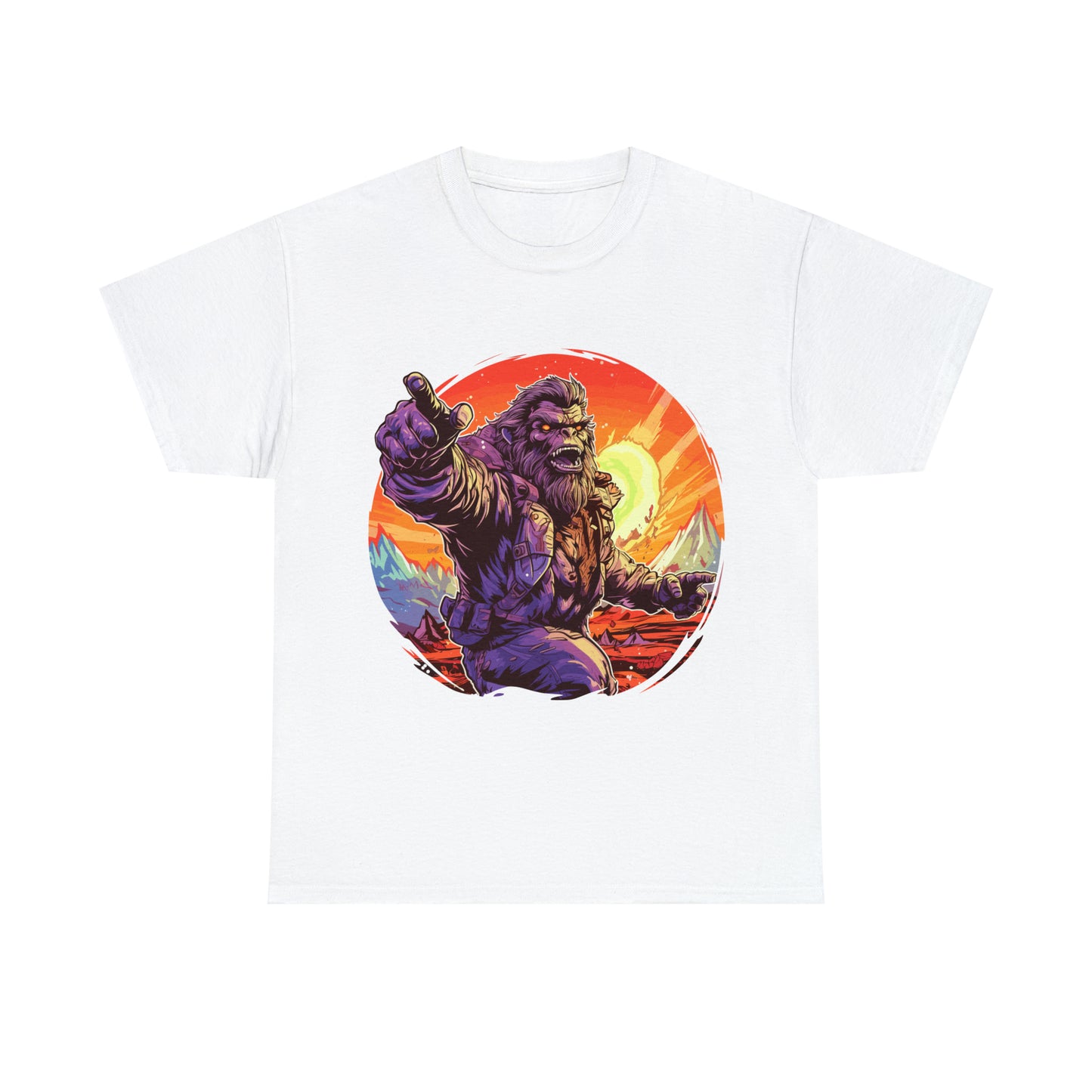 Bigfoot appreciation society Unisex Heavy Cotton Tee