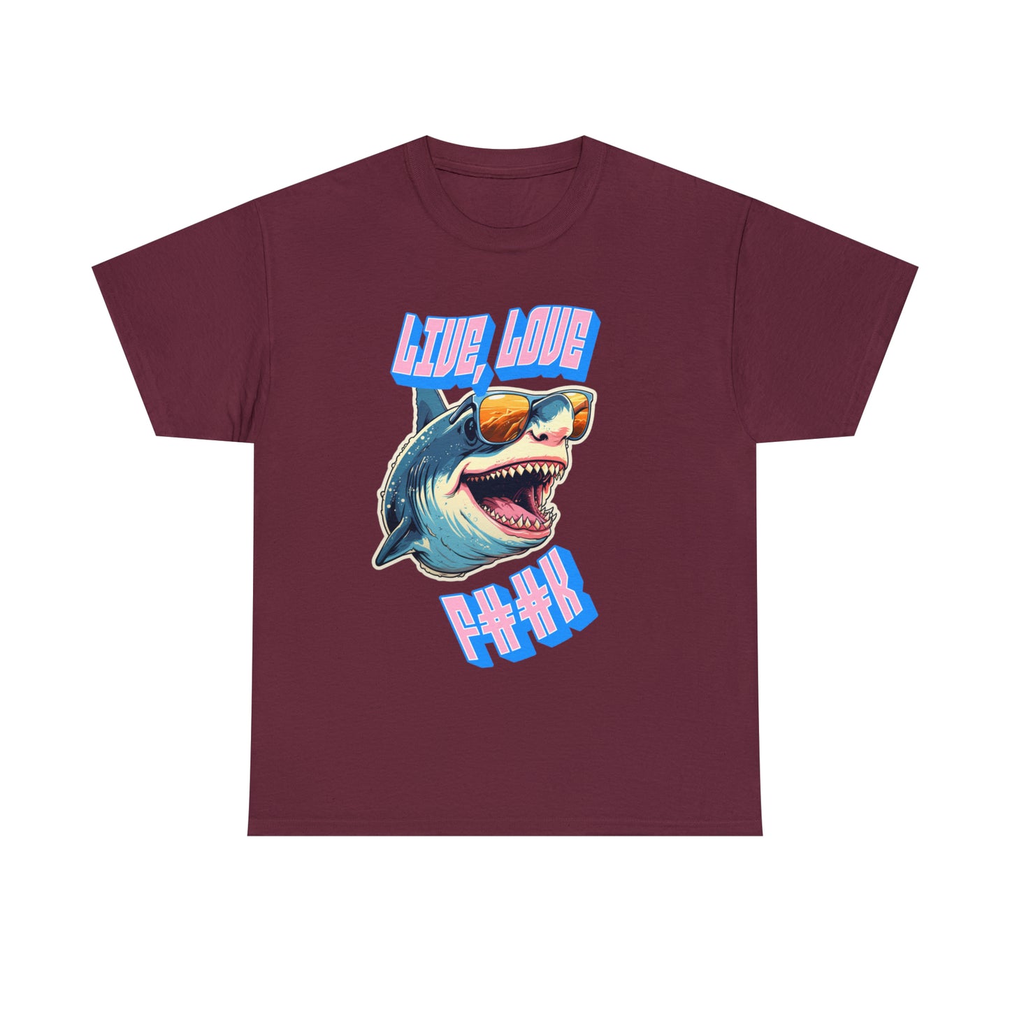Unisex shark Heavy Cotton Tee