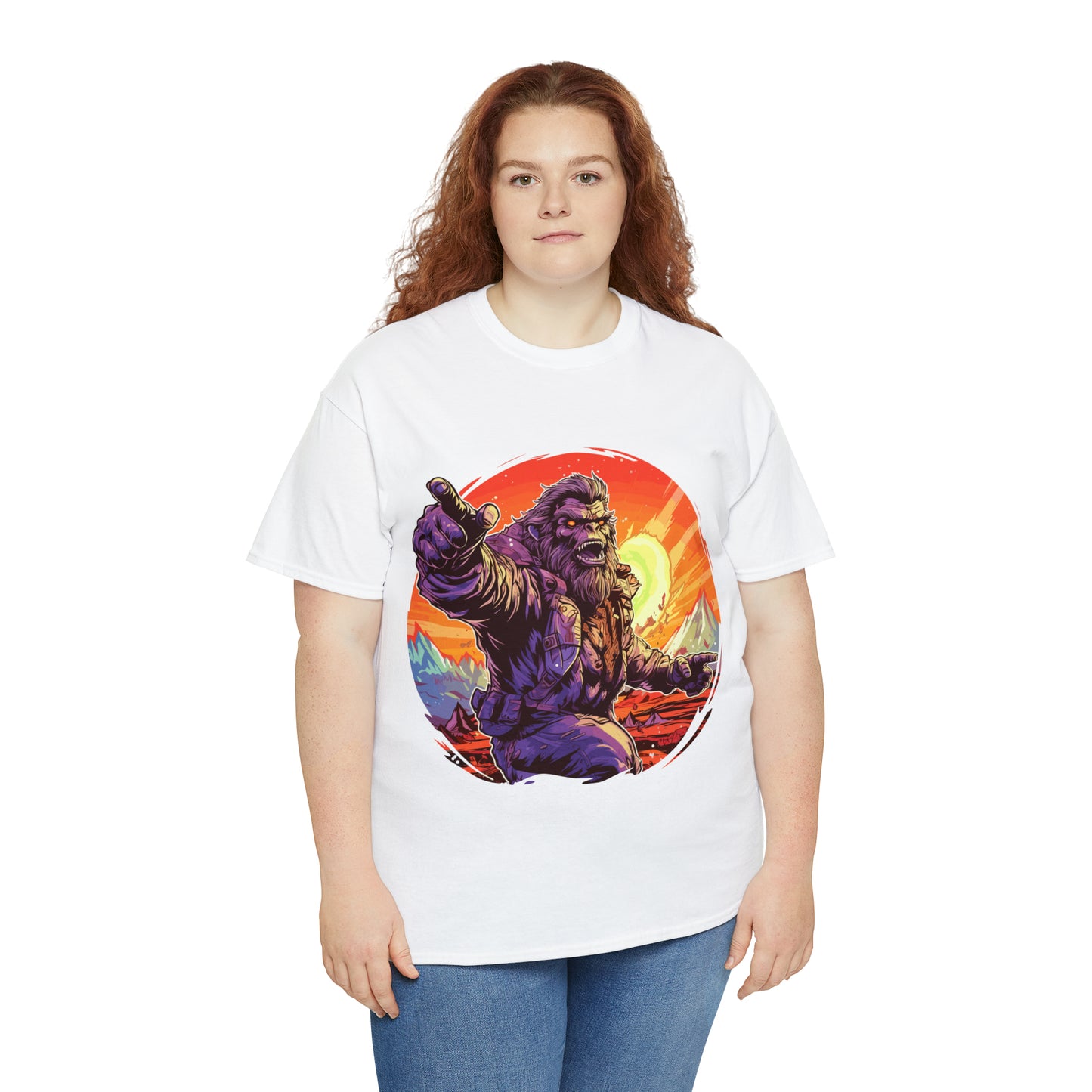 Bigfoot appreciation society Unisex Heavy Cotton Tee