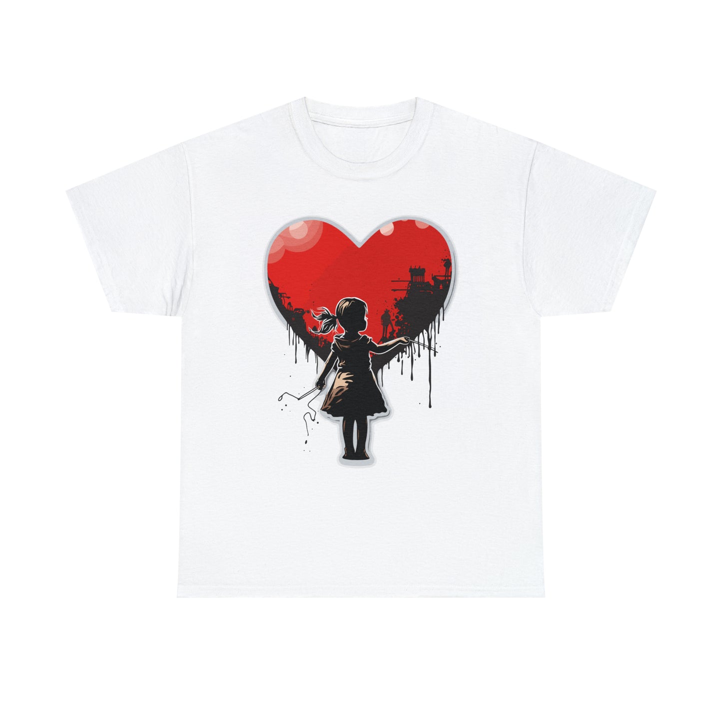 Unisex Love not war collection Heavy Cotton Tee