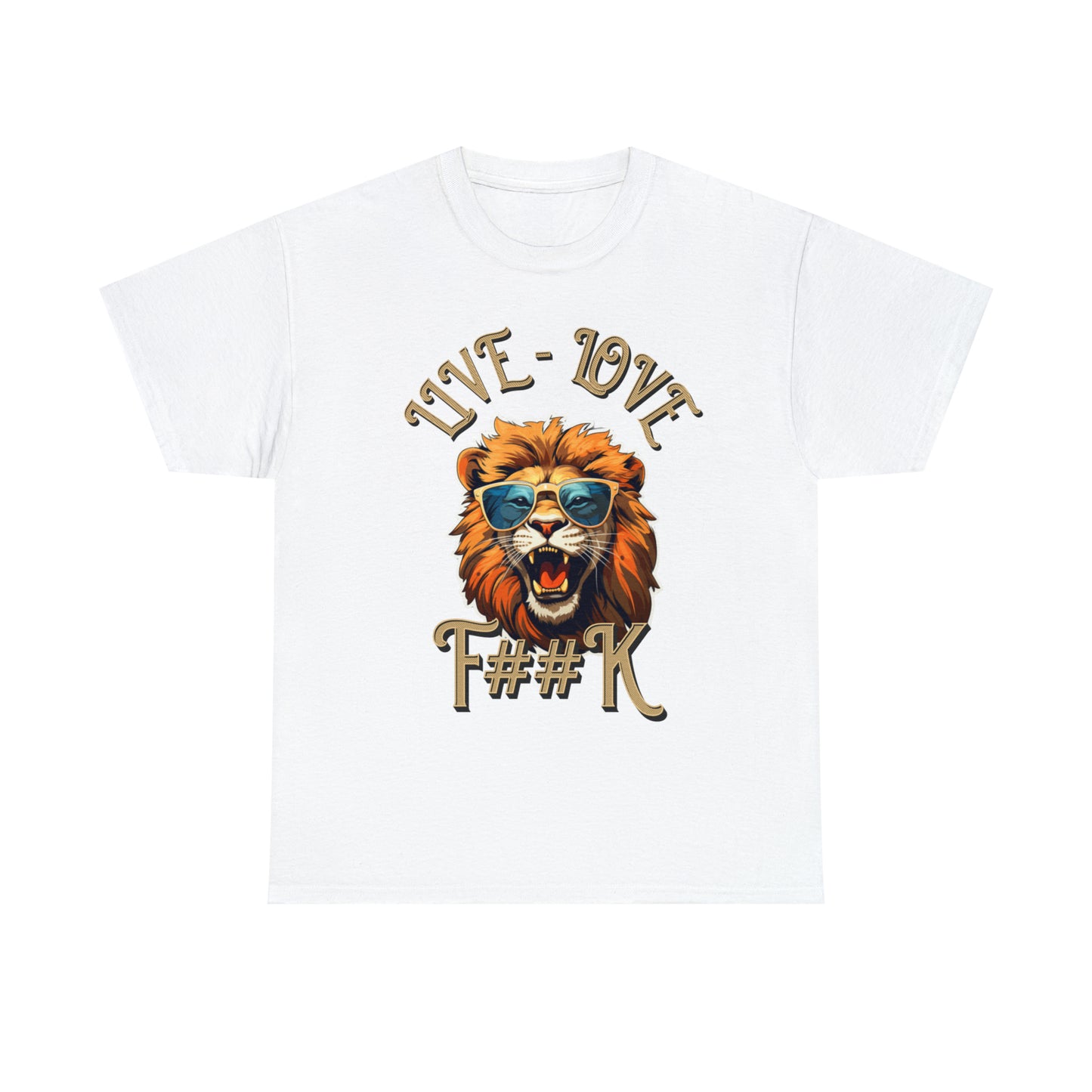 Unisex Lion Heavy Cotton Tee