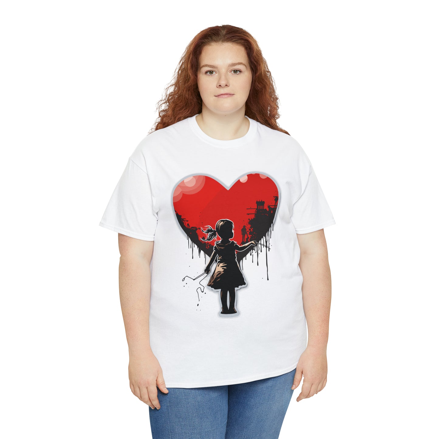Unisex Love not war collection Heavy Cotton Tee