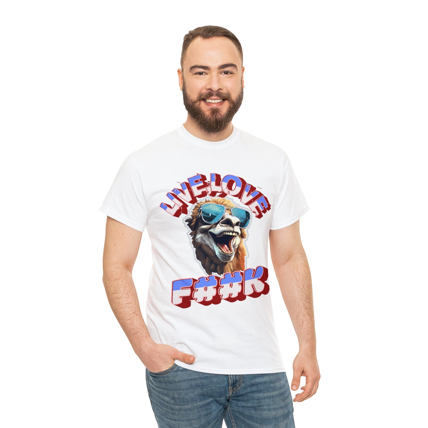 Unisex happy camel Heavy Cotton Tee