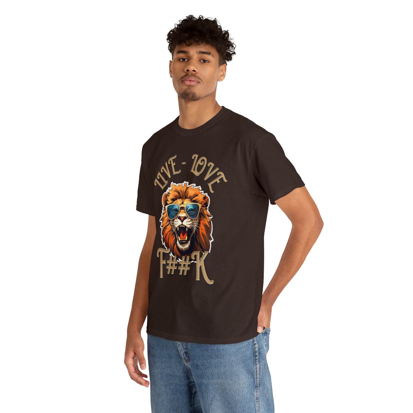 Unisex Lion Heavy Cotton Tee