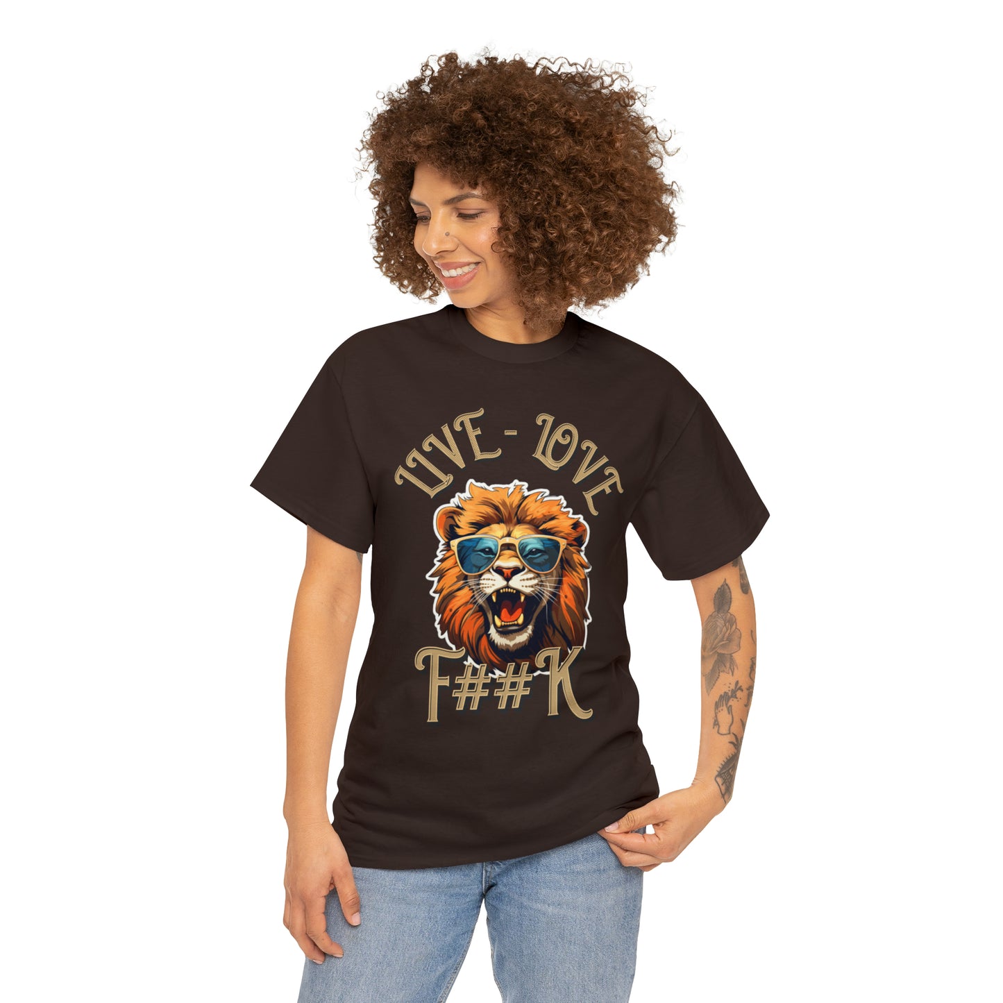 Unisex Lion Heavy Cotton Tee