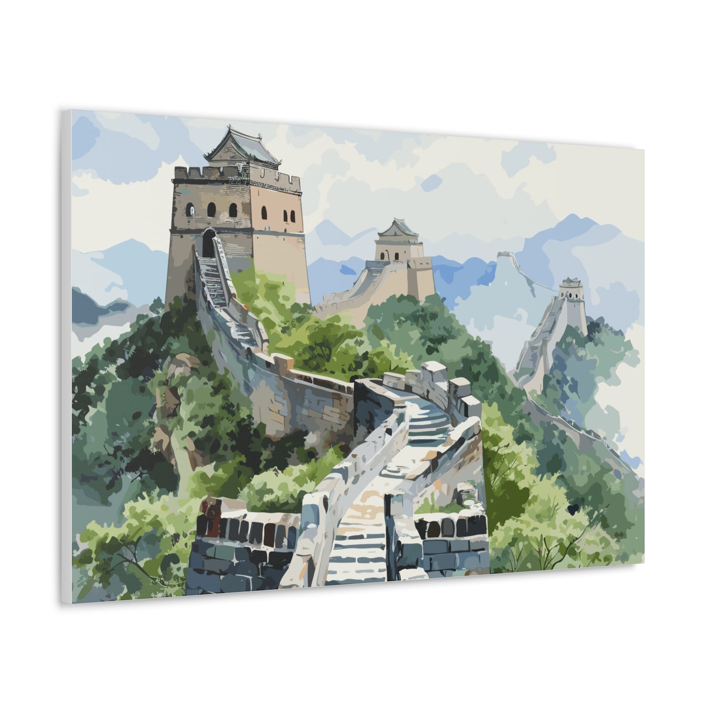 Great Wall Of China, canvas wrap