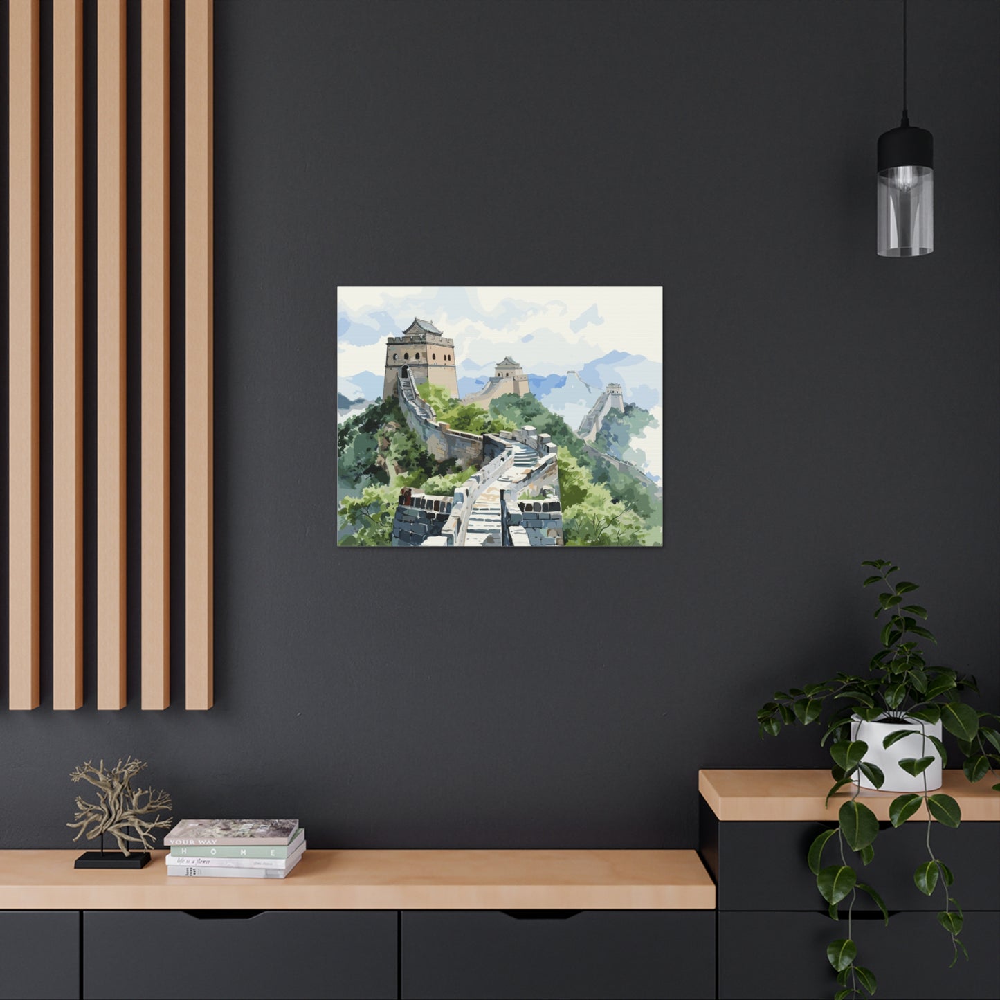 Great Wall Of China, canvas wrap