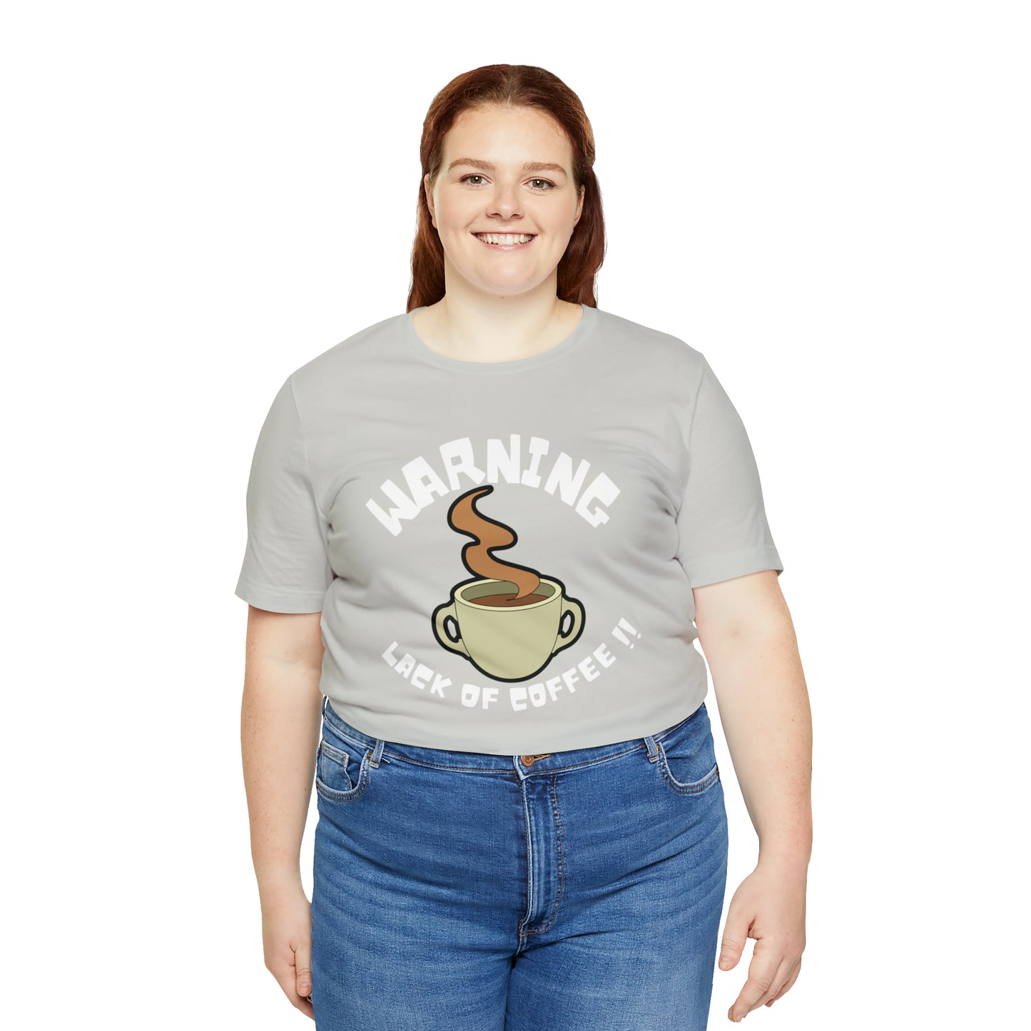 Unisex COFFEE WARNING Jersey Short Sleeve Tee