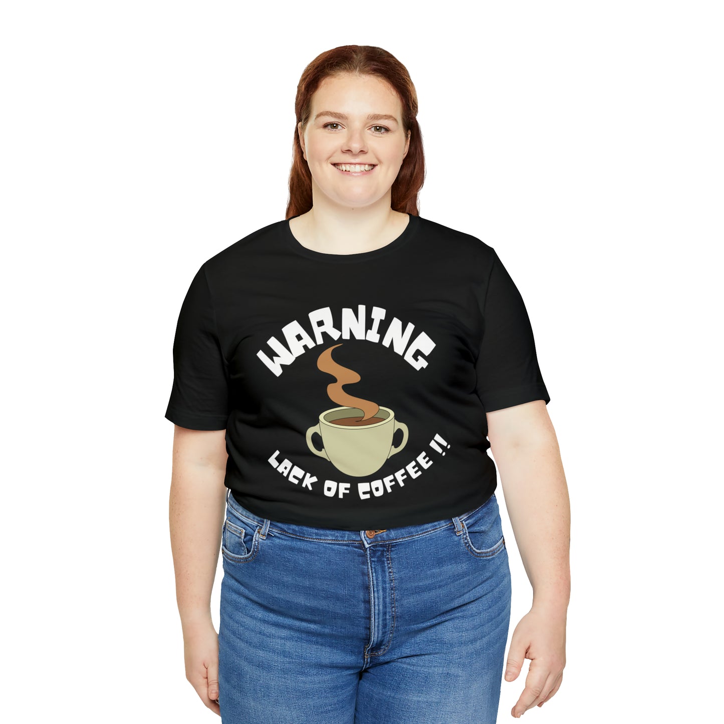Unisex COFFEE WARNING Jersey Short Sleeve Tee