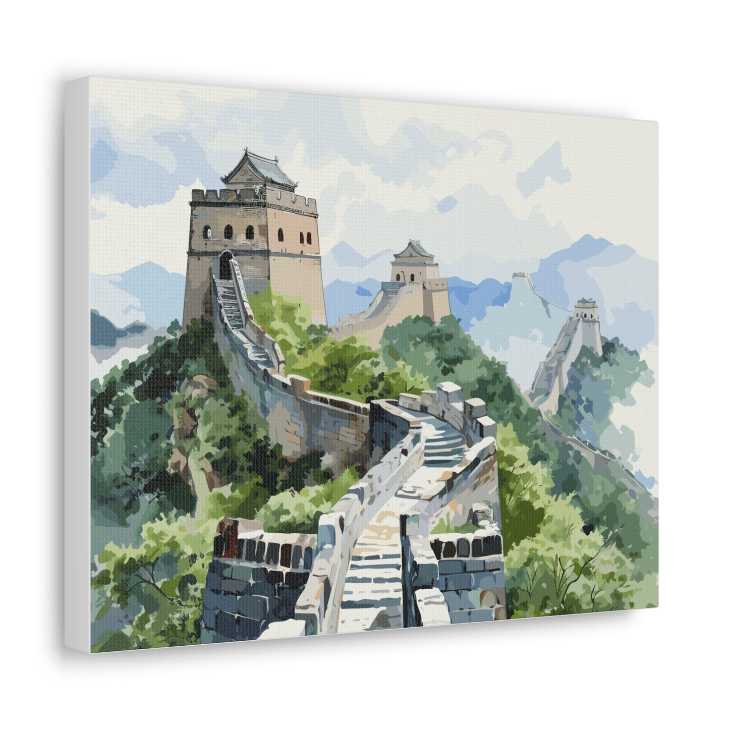 Great Wall Of China, canvas wrap