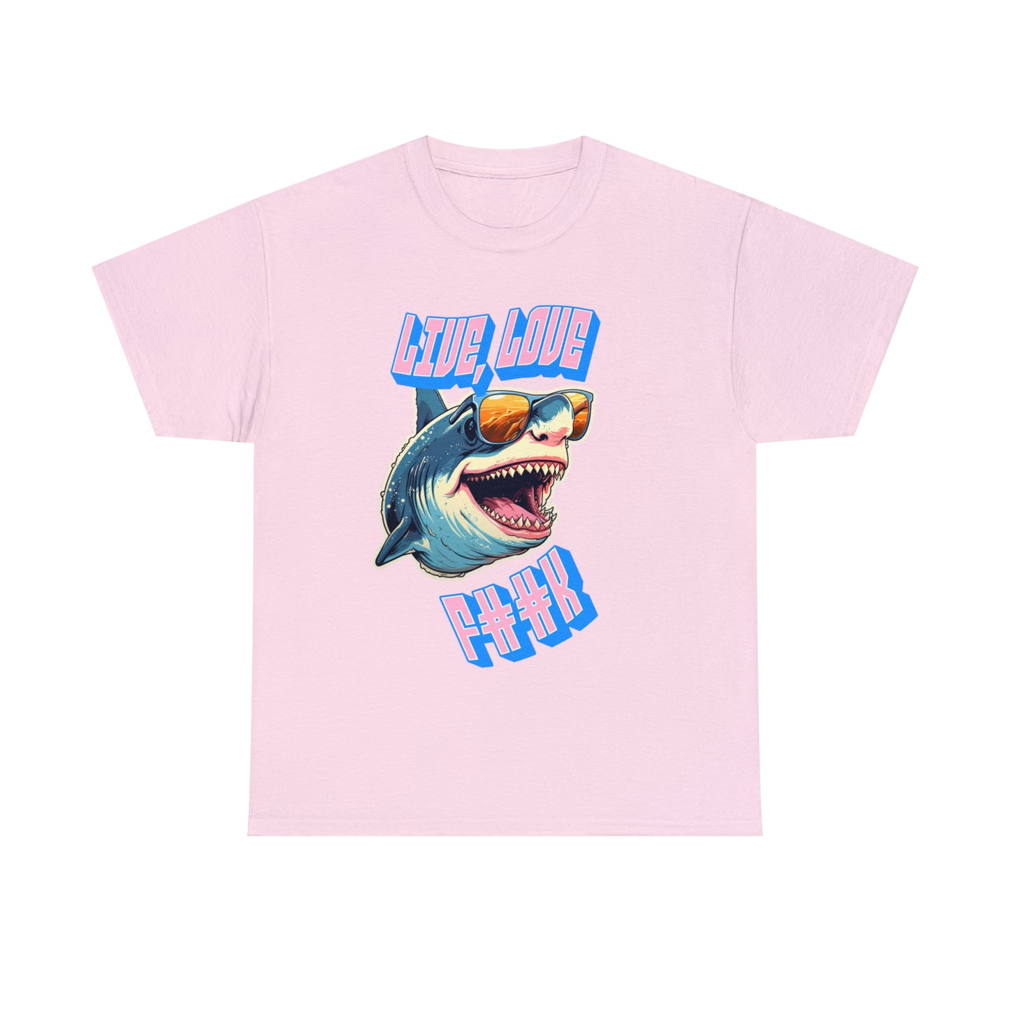 Unisex shark Heavy Cotton Tee