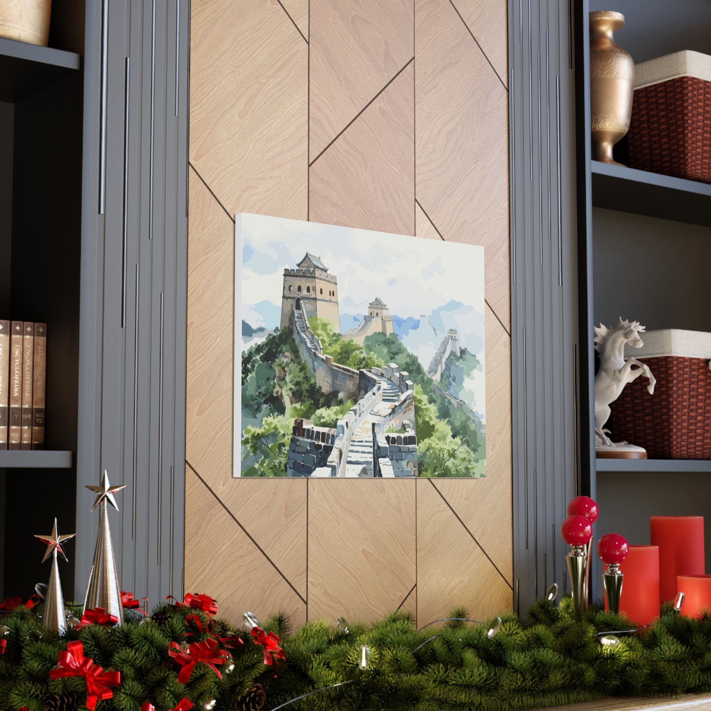 Great Wall Of China, canvas wrap