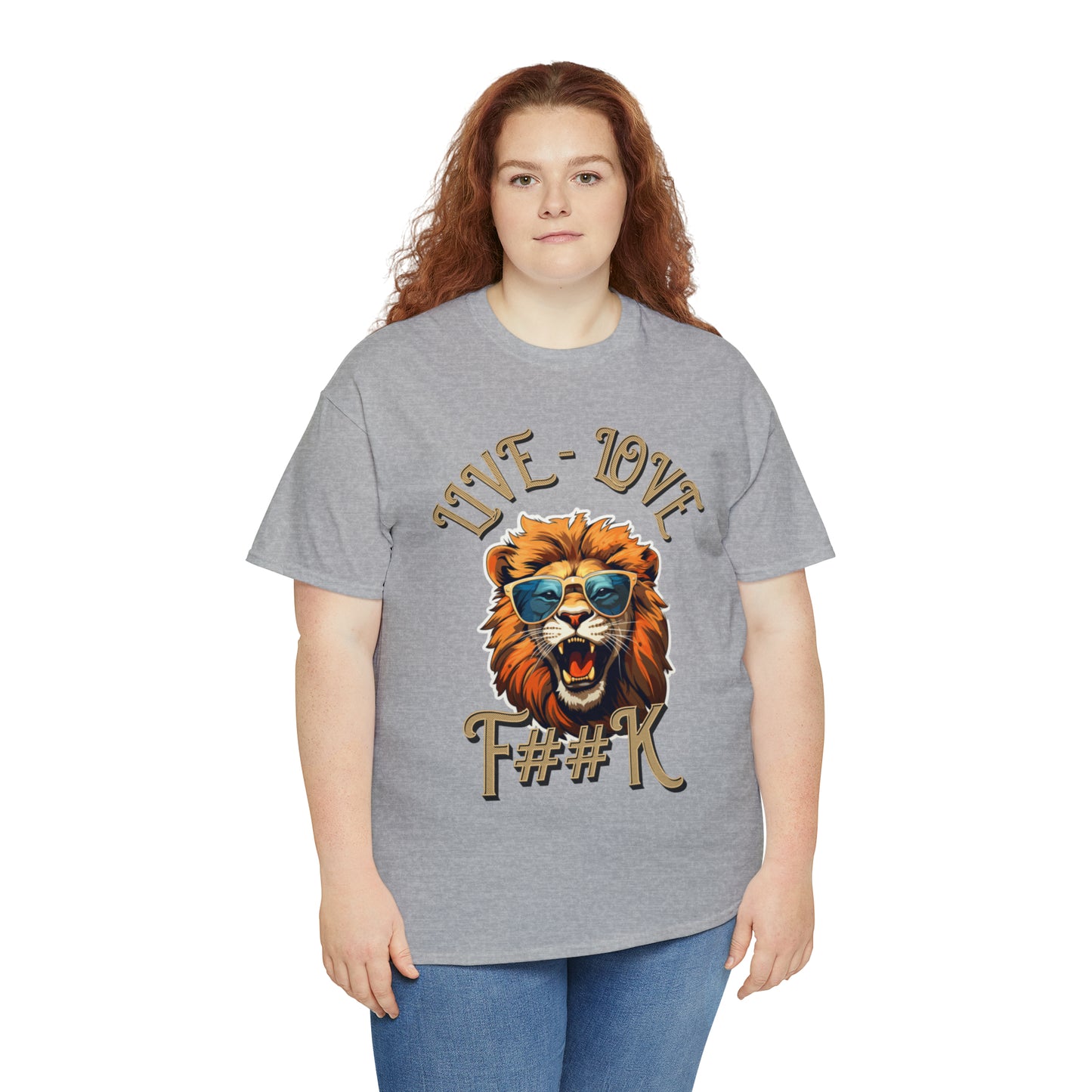 Unisex Lion Heavy Cotton Tee