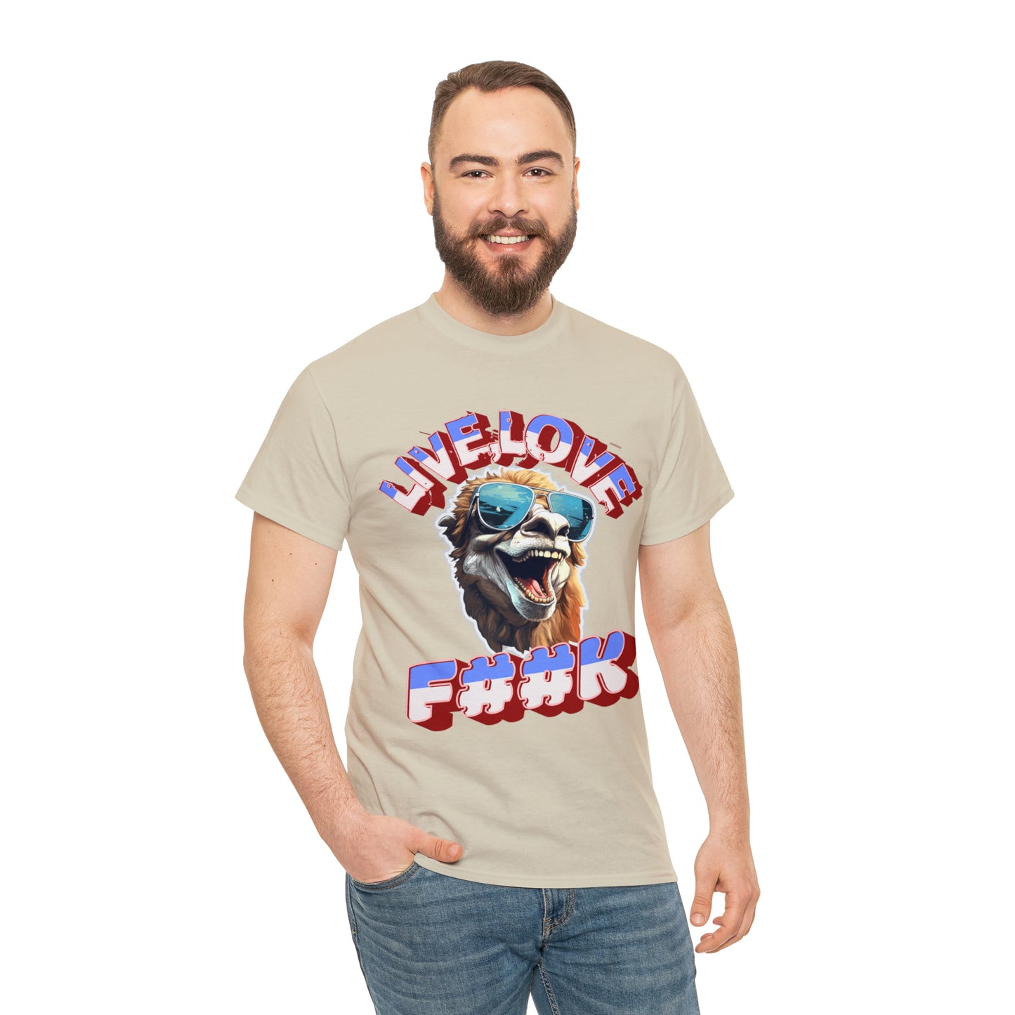 Unisex happy camel Heavy Cotton Tee