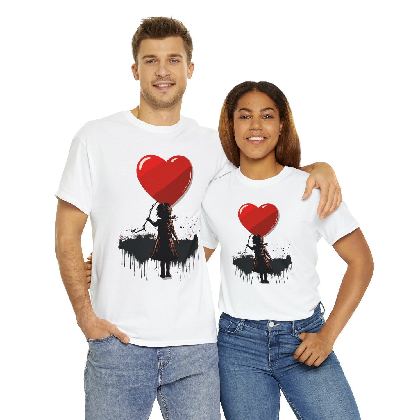 Unisex Love not war collection Heavy Cotton Tee
