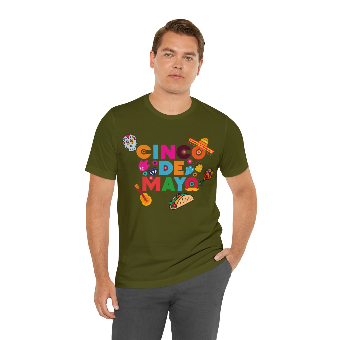 Unisex Cinco de Mayo Jersey Short Sleeve Tee