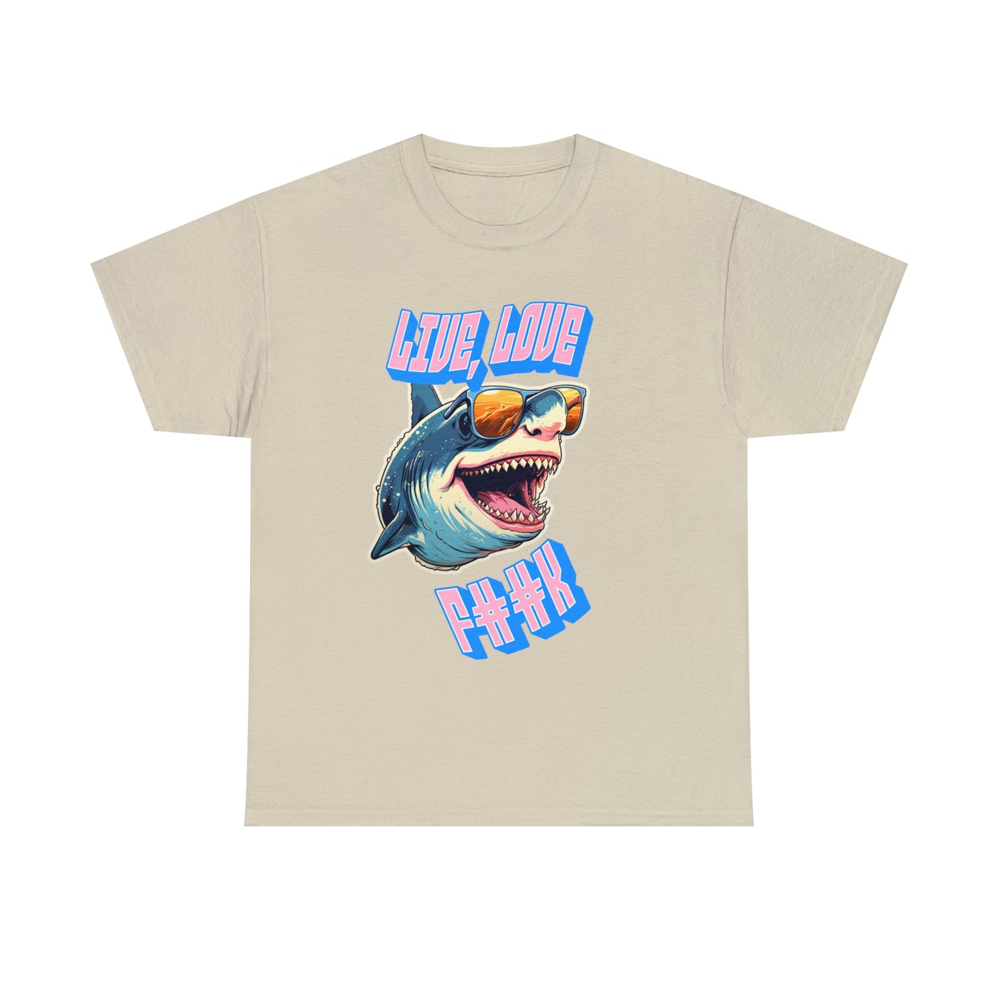 Unisex shark Heavy Cotton Tee