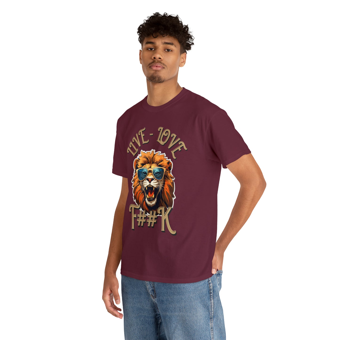 Unisex Lion Heavy Cotton Tee