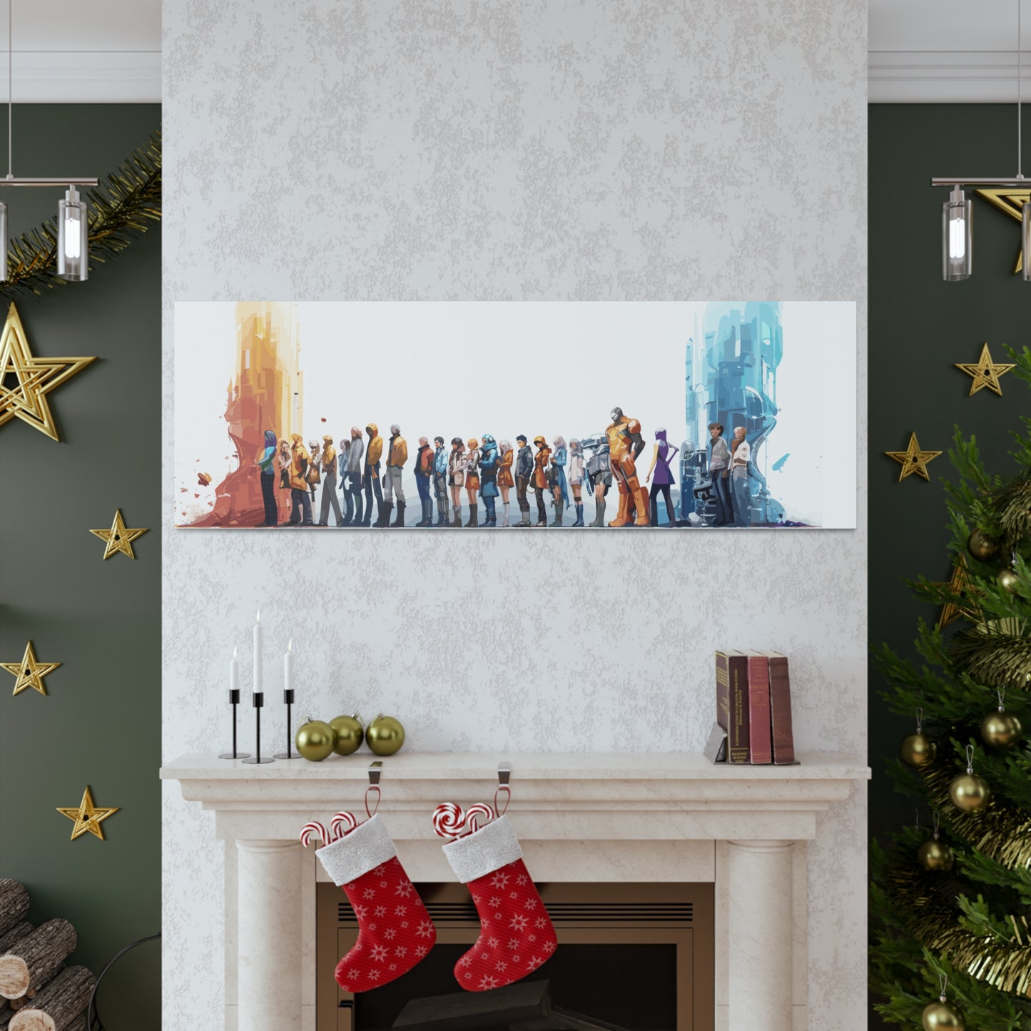 Canvas post office Gallery Wraps