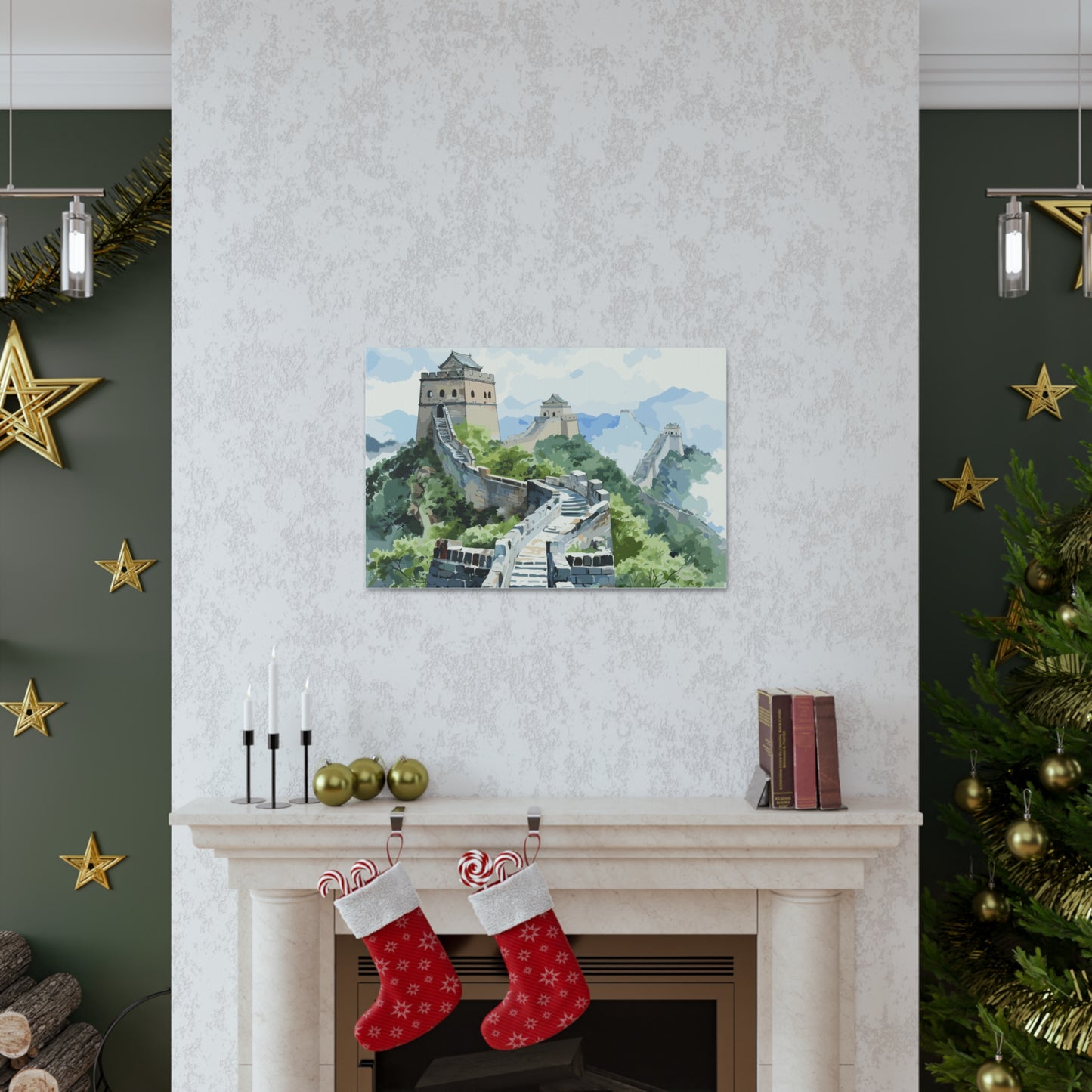 Great Wall Of China, canvas wrap