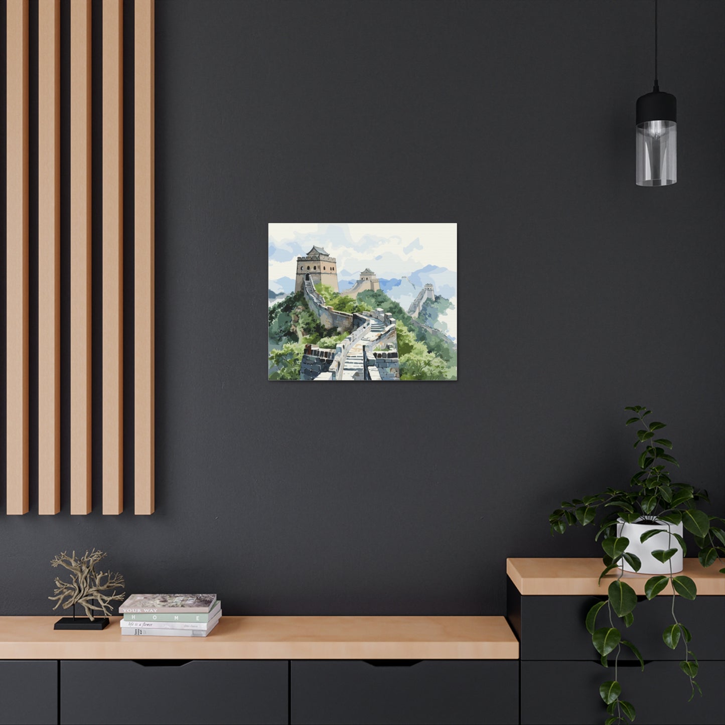 Great Wall Of China, canvas wrap