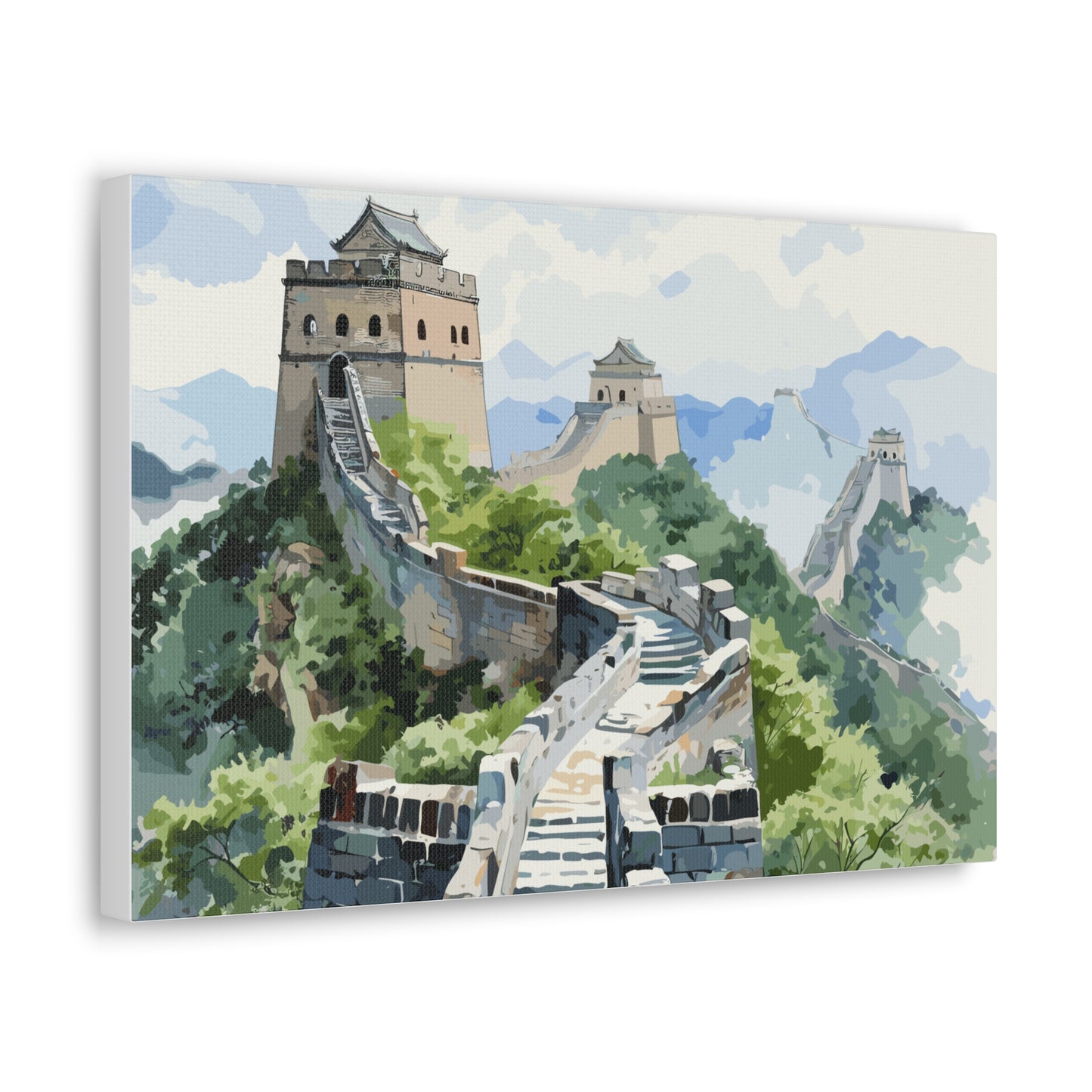 Great Wall Of China, canvas wrap