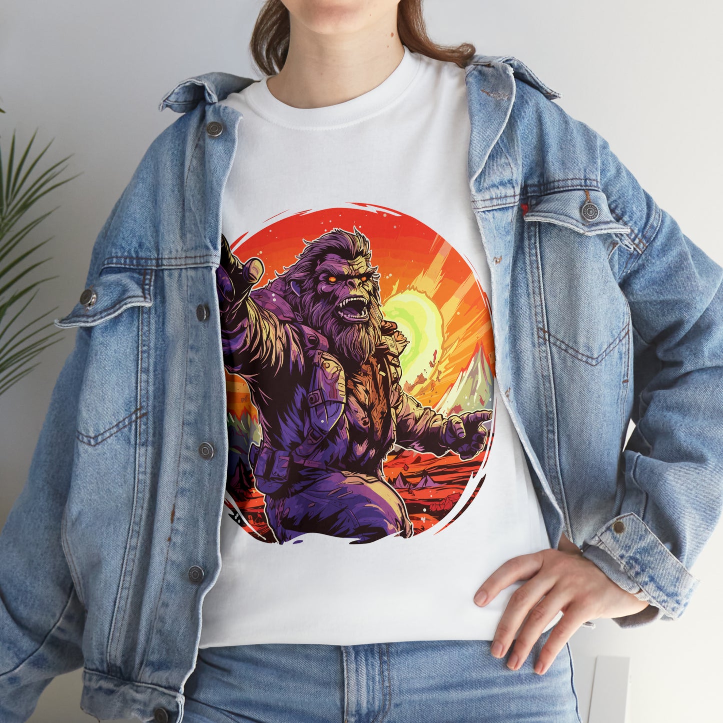 Bigfoot appreciation society Unisex Heavy Cotton Tee