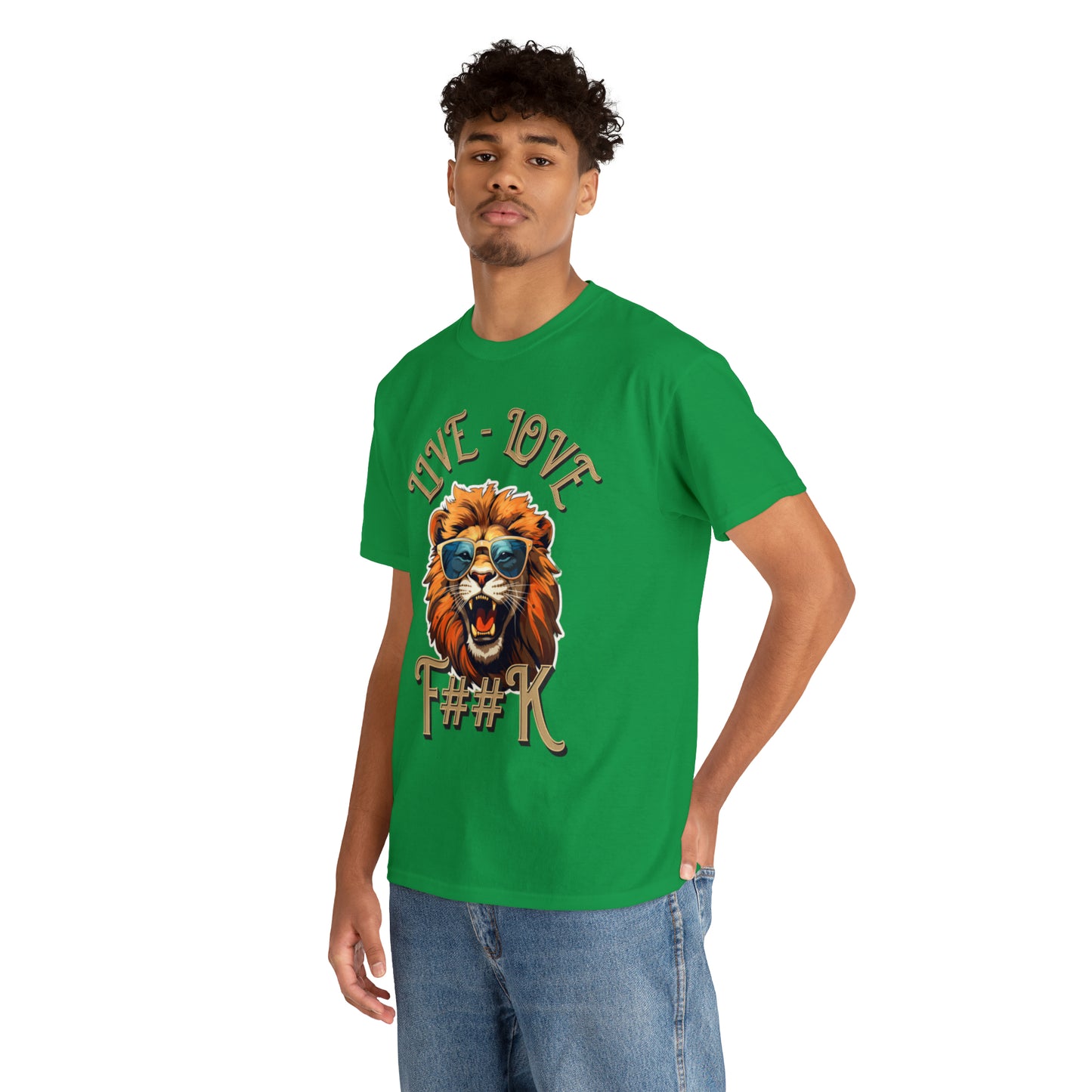 Unisex Lion Heavy Cotton Tee