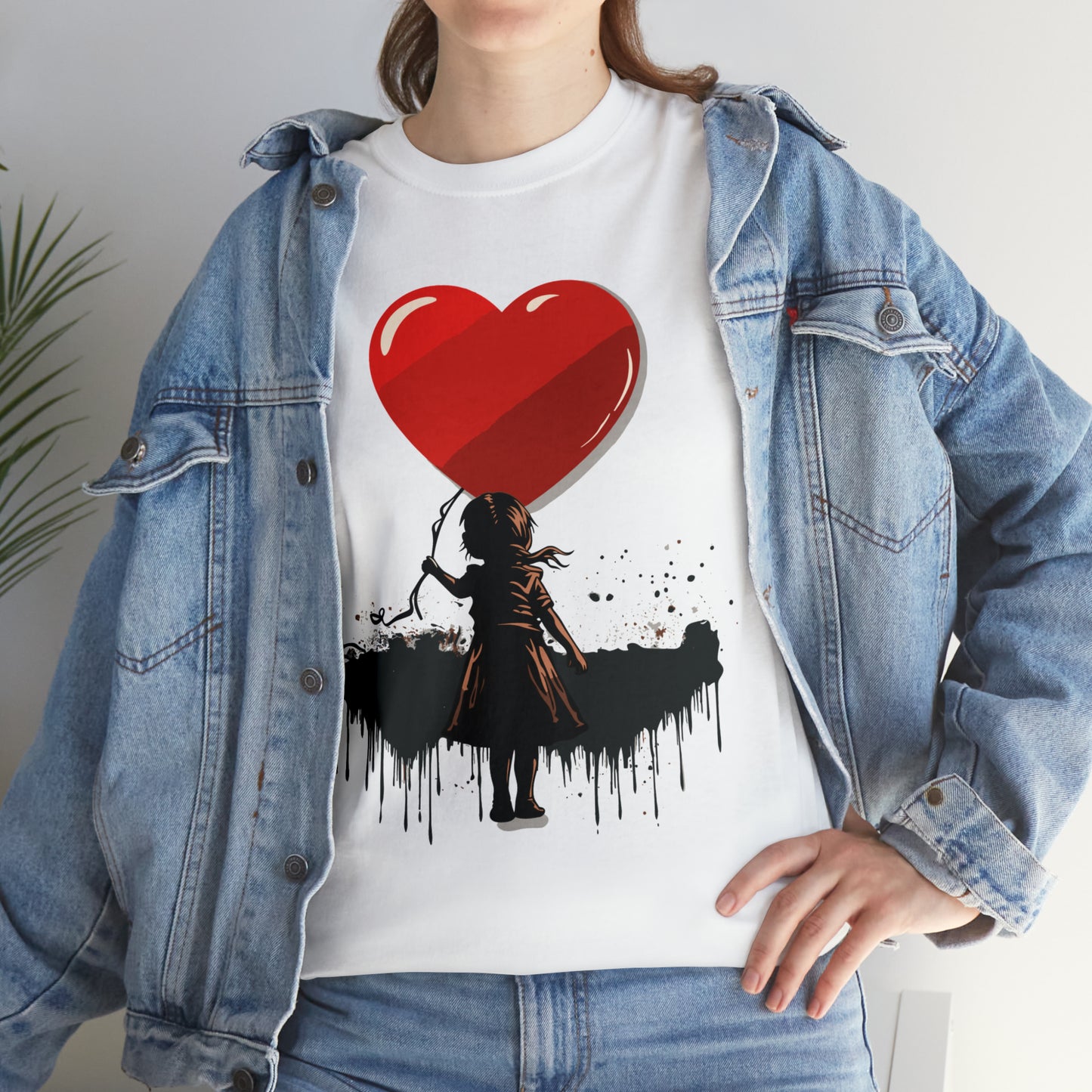 Unisex Love not war collection Heavy Cotton Tee
