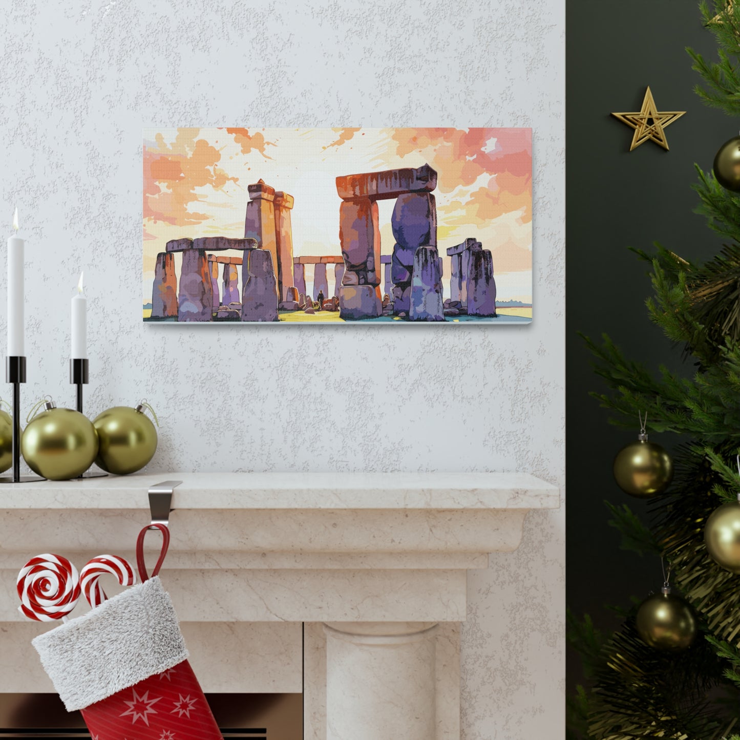 Stone sunrise, Canvas Gallery Wraps