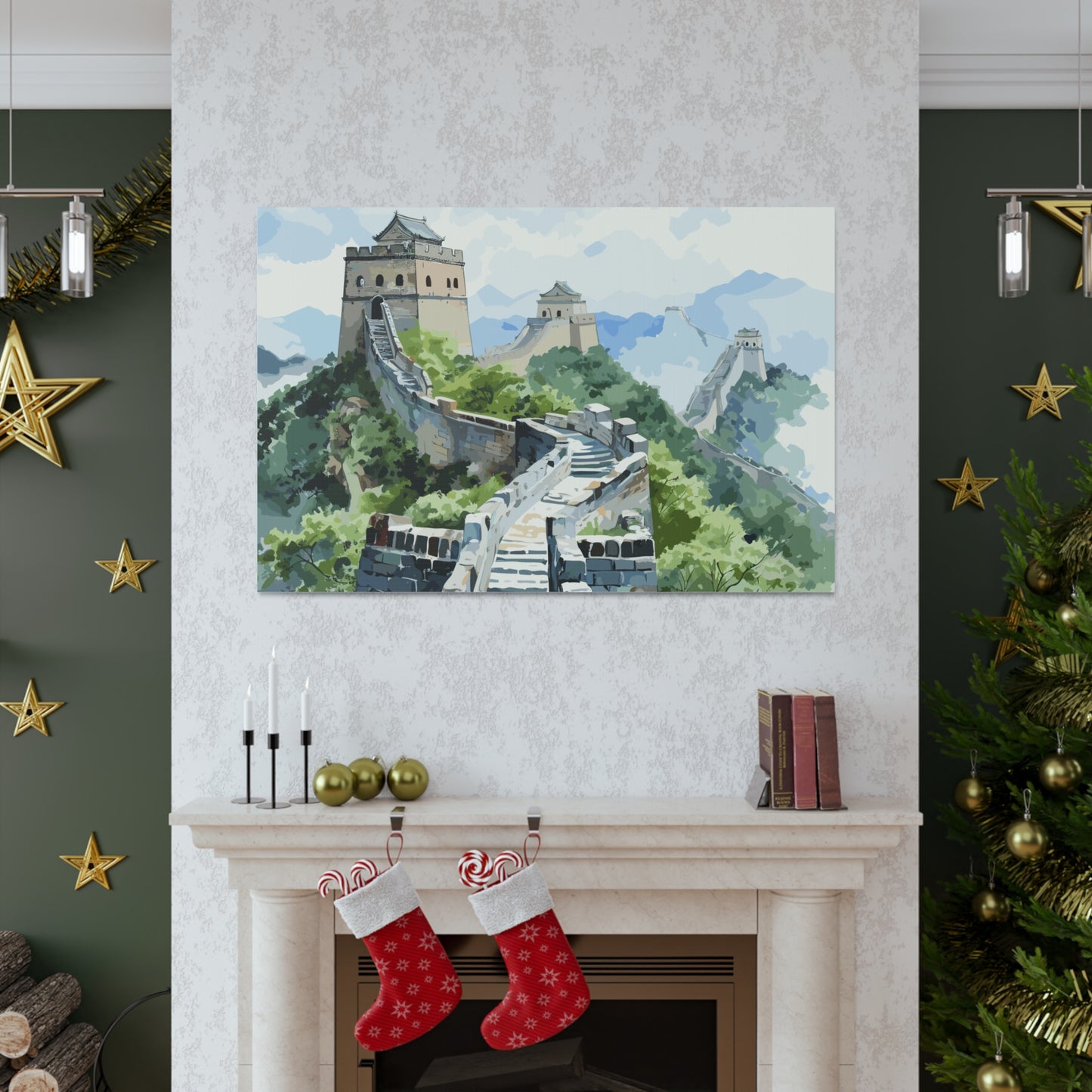 Great Wall Of China, canvas wrap
