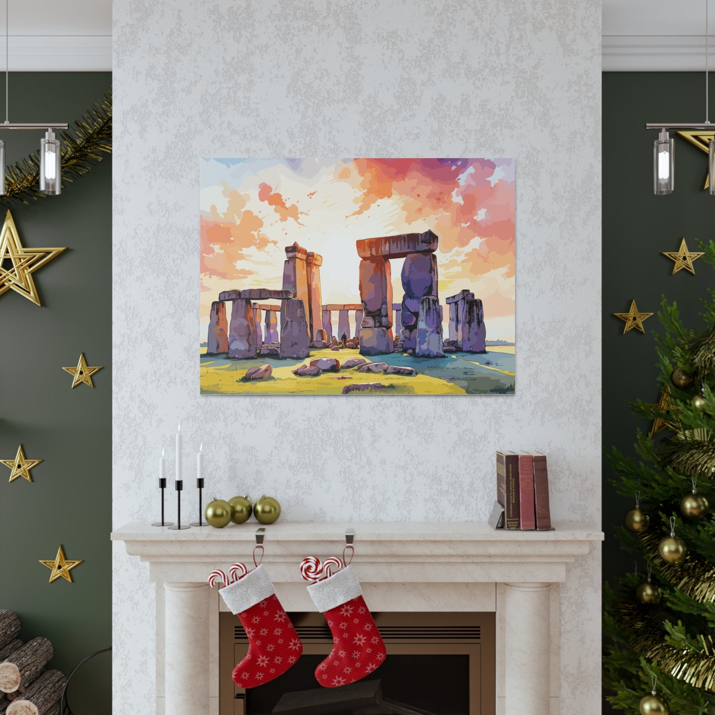 Stone sunrise, Canvas Gallery Wraps