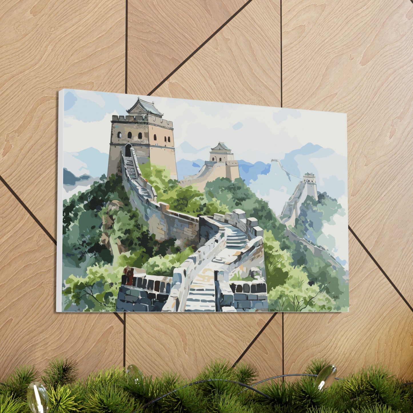 Great Wall Of China, canvas wrap