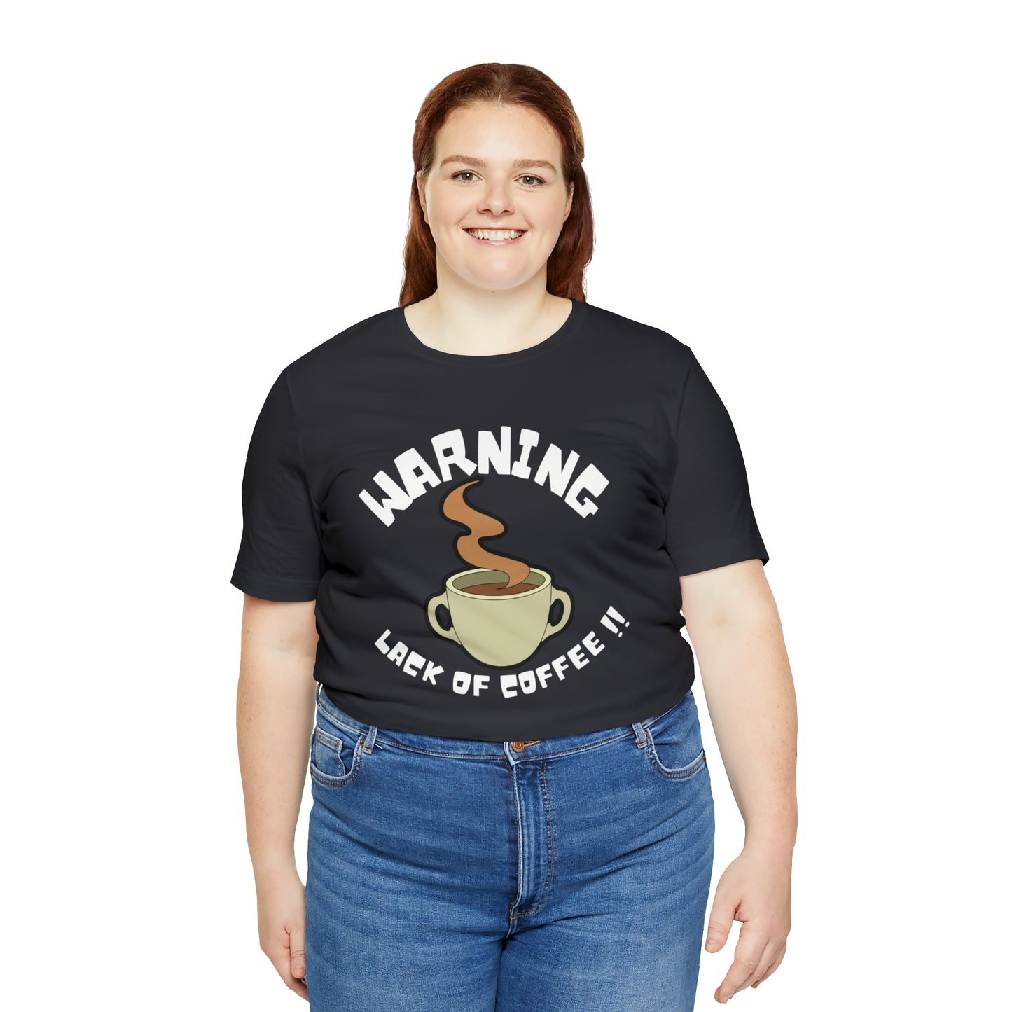 Unisex COFFEE WARNING Jersey Short Sleeve Tee